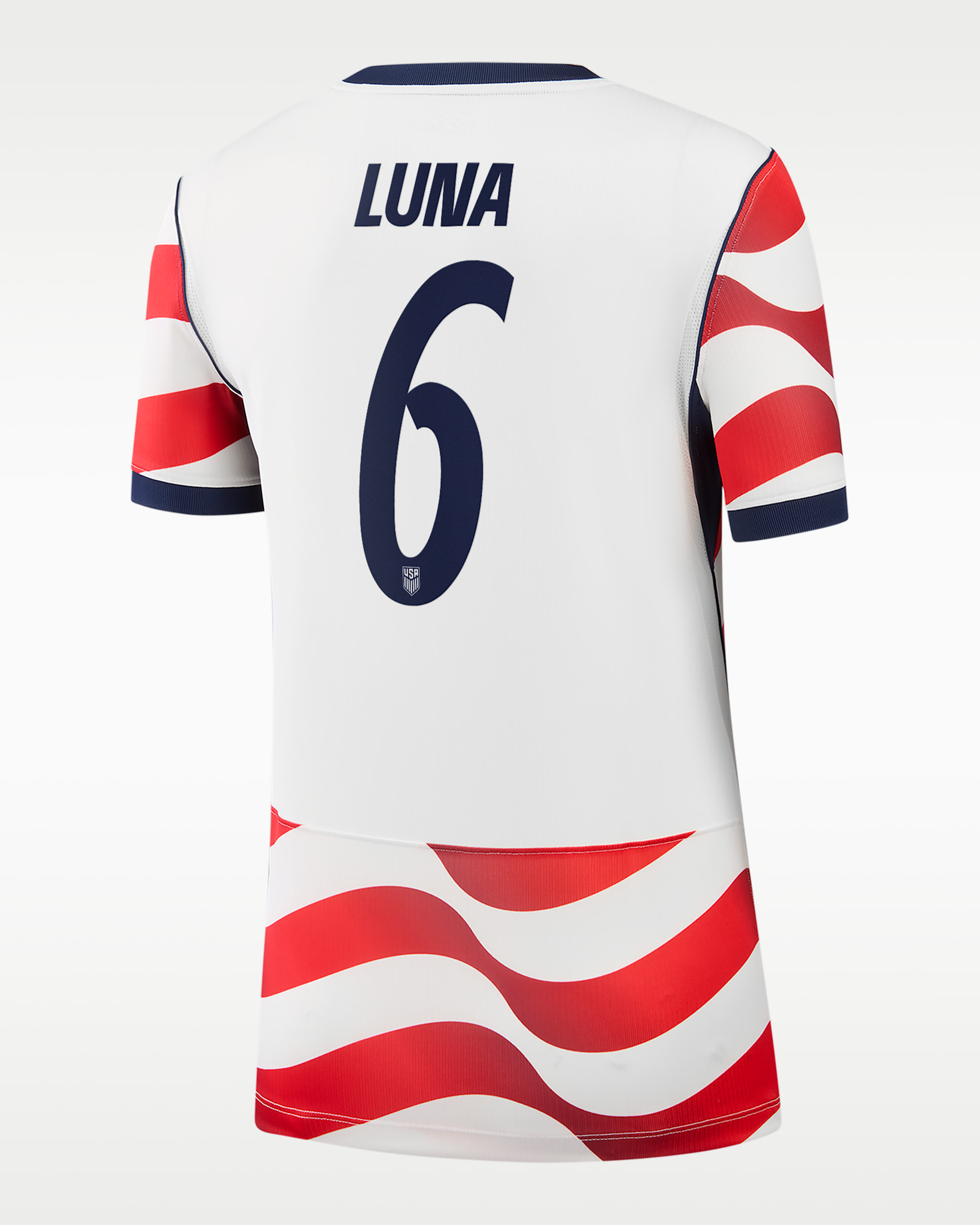 Diego Luna USMNT 2026 Stadium Home Women's Nike Dri-FIT Soccer Jersey - White