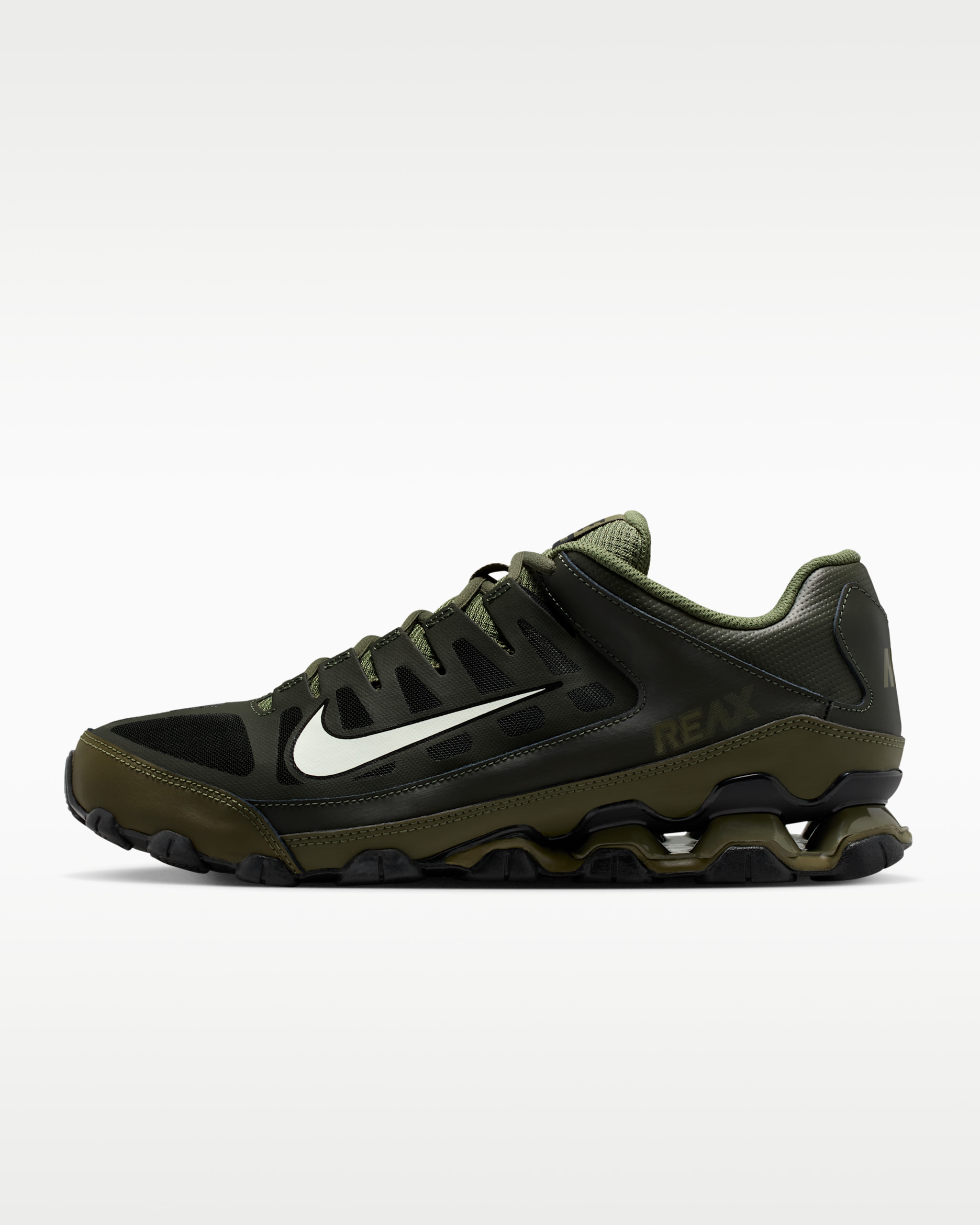 Nike Reax 8 TR Men's Workout Shoes - Sequoia/Medium Olive/Black/Summit White