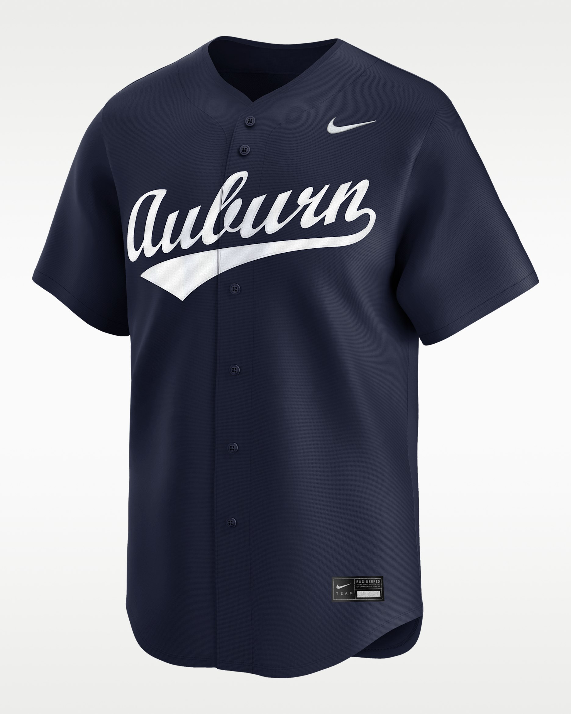 Jersey de béisbol universitario Nike Limited para hombre Auburn Wordmark - Azul marino/Naranja