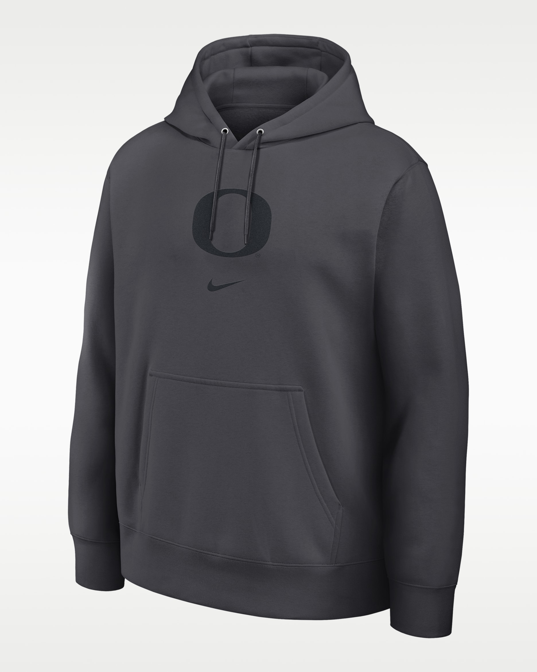 Sudadera con gorro sin cierre universitaria Nike para hombre Oregon Washed Club - Antracita