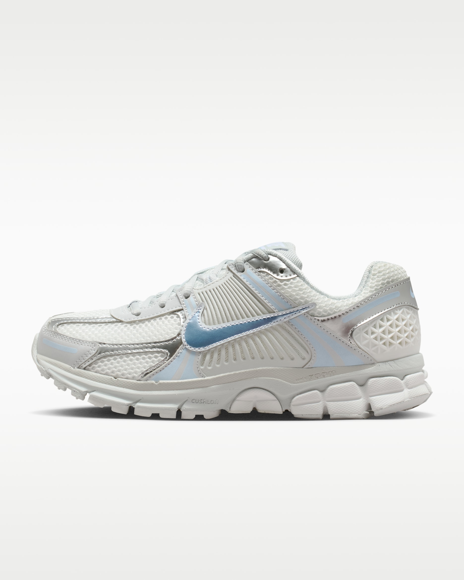 Nike Zoom Vomero 5 Women's Shoes with Reflective Design Accents - Pure Platinum/Summit White/White/Celestine Blue