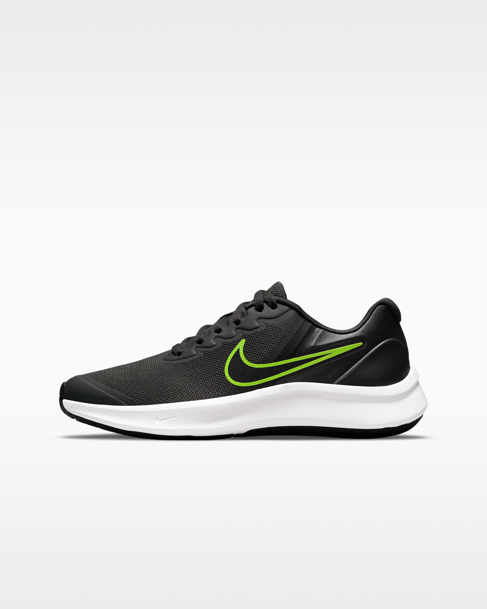 nike black and green shoes