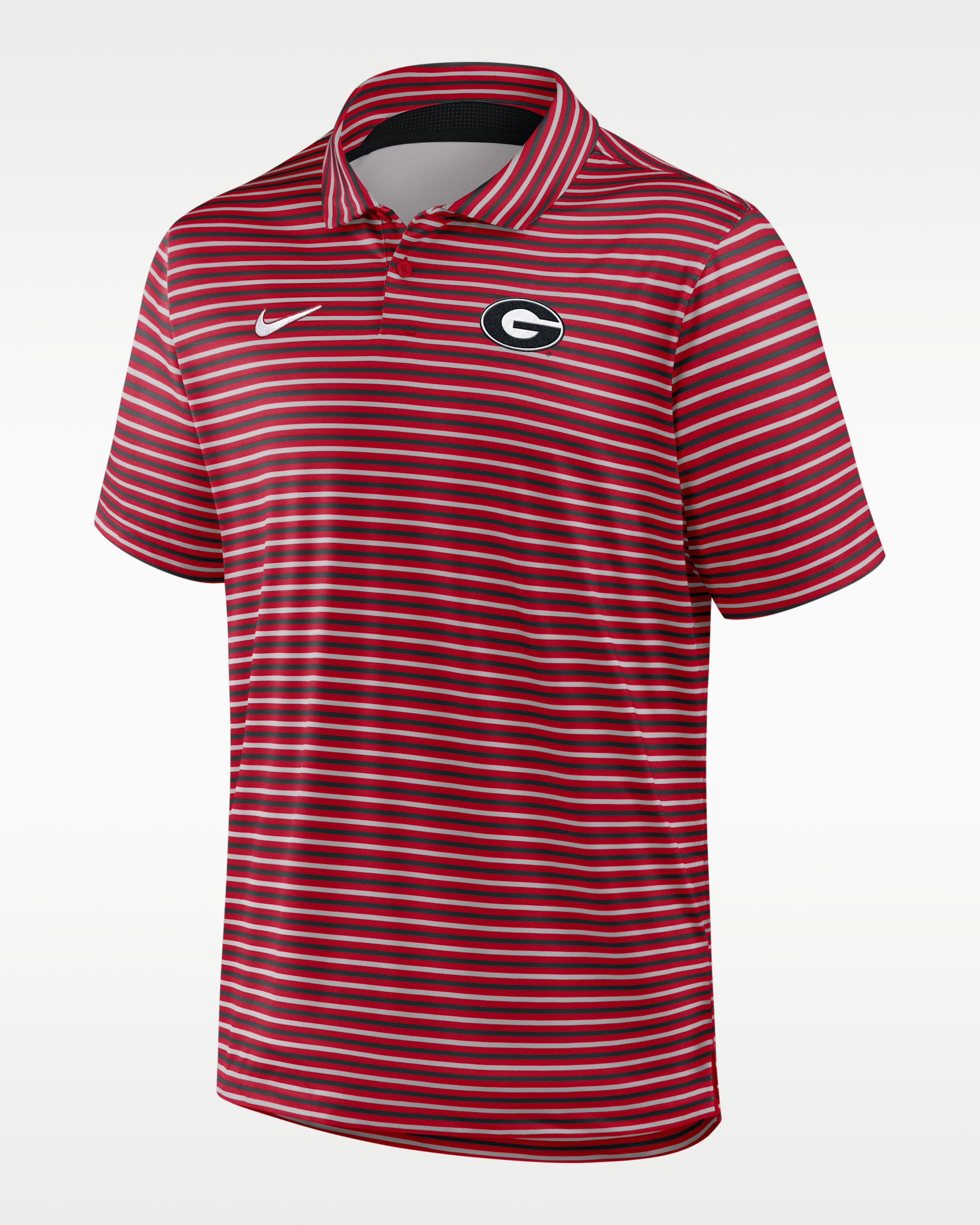Georgia Tour Stripe Men's Nike Dri-FIT College Polo - Red