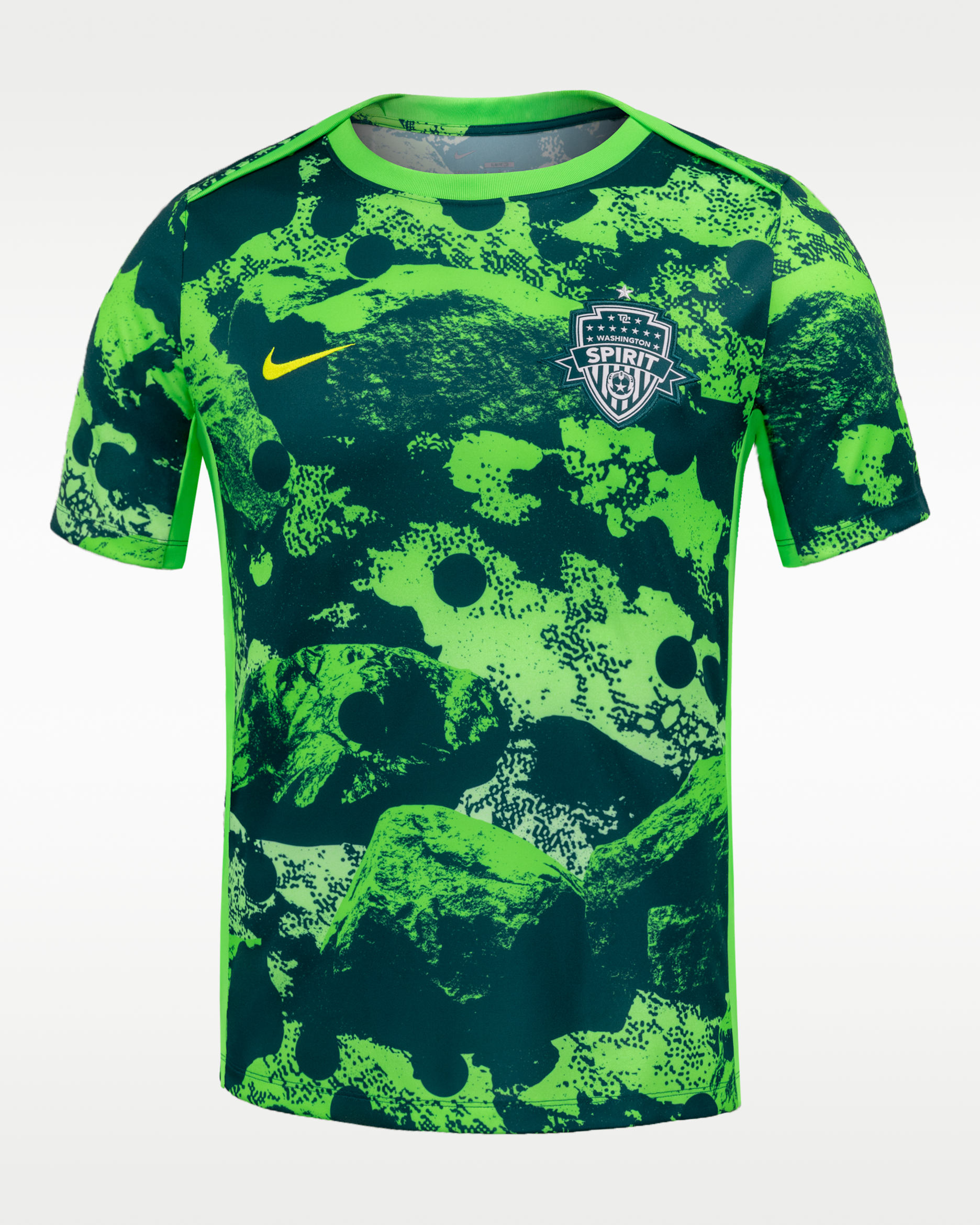 Washington Spirit Men's Nike NWSL Short-Sleeve Pre-Match Top - Green Strike