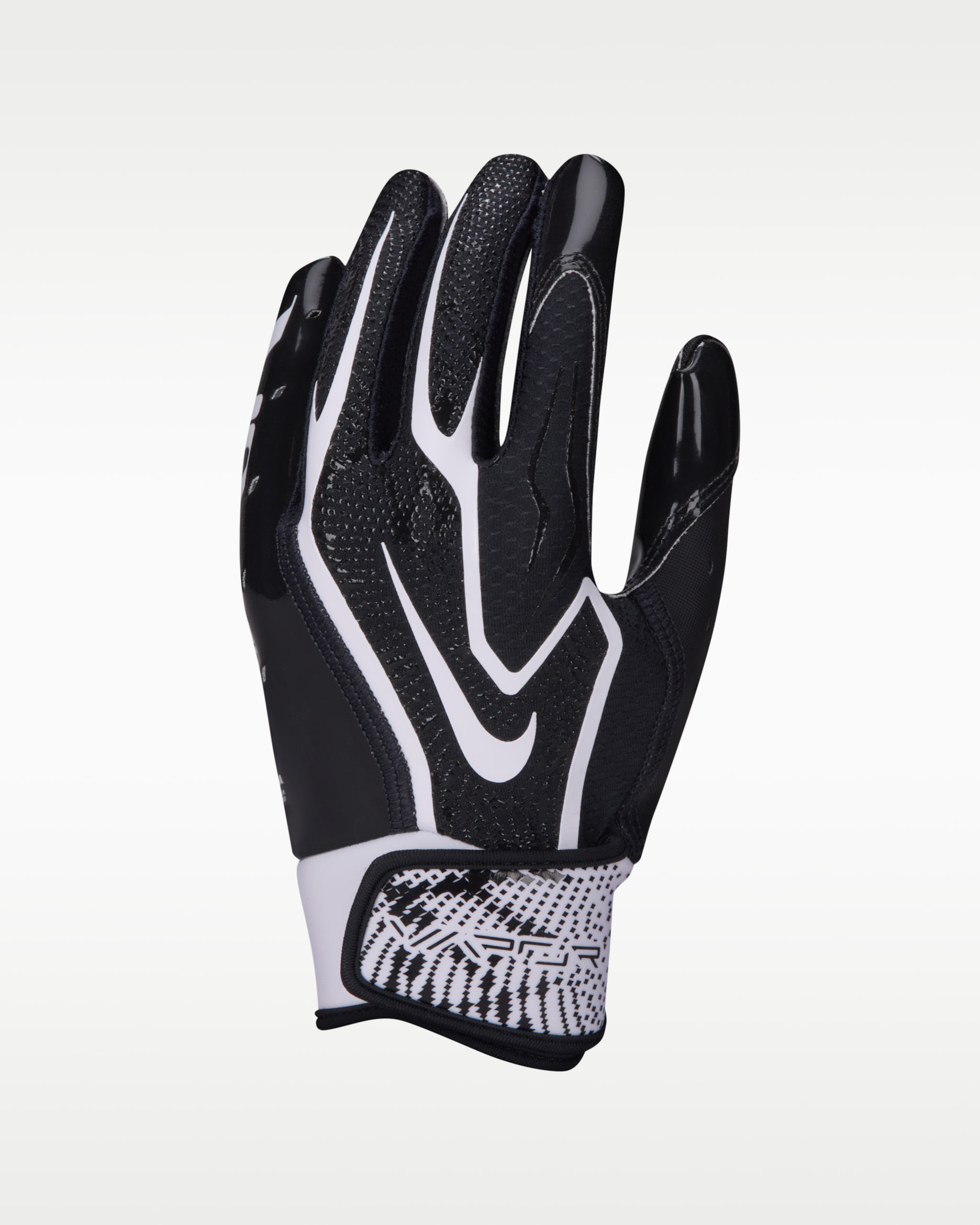 Nike Vapor Jet 9.0 Big Kids' Football Gloves (1 Pair) - Black/Black/White