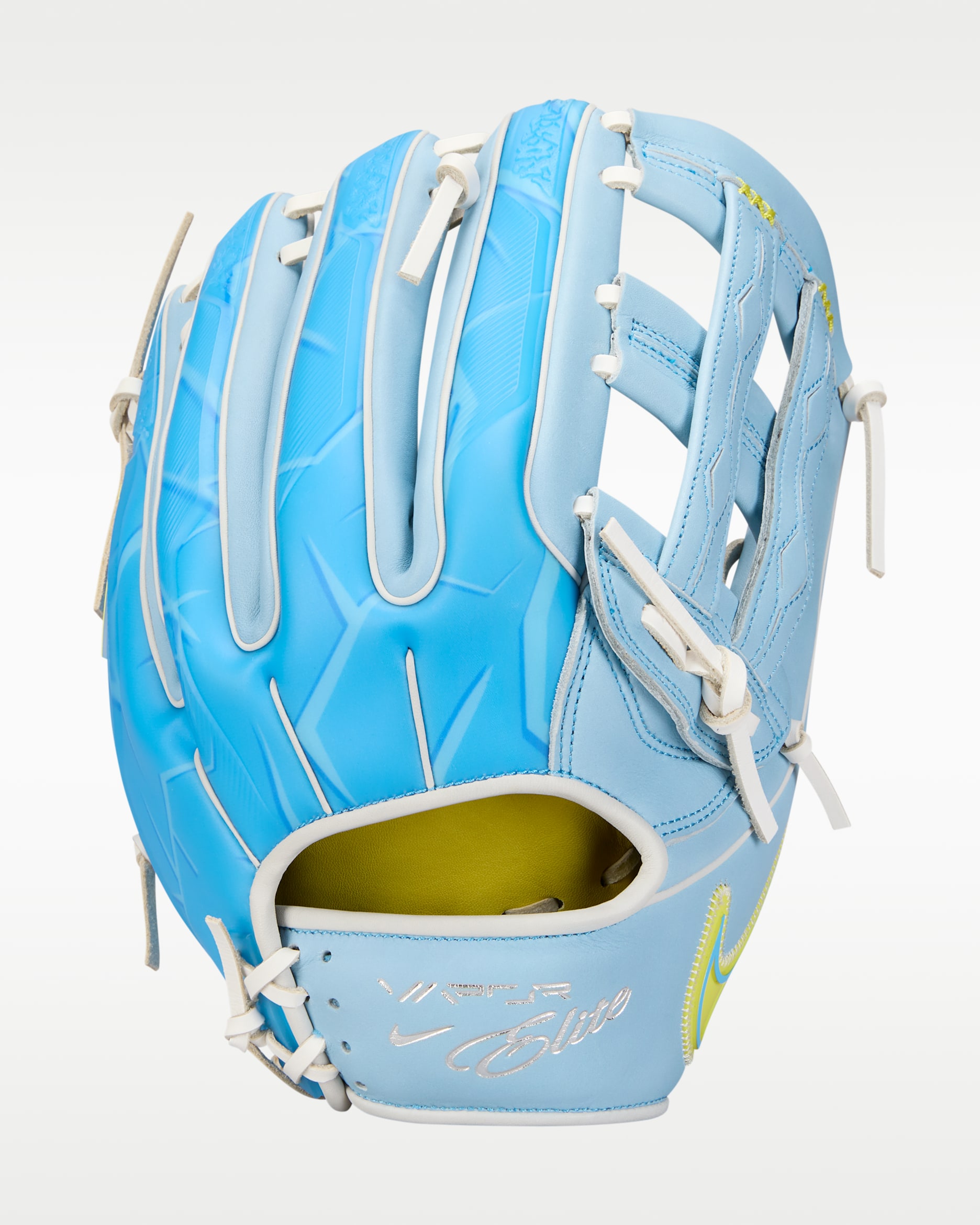 Nike Vapor Elite "Ronald Acuña Jr." Men's Fielding Glove - Valor Blue/White/Opti Yellow