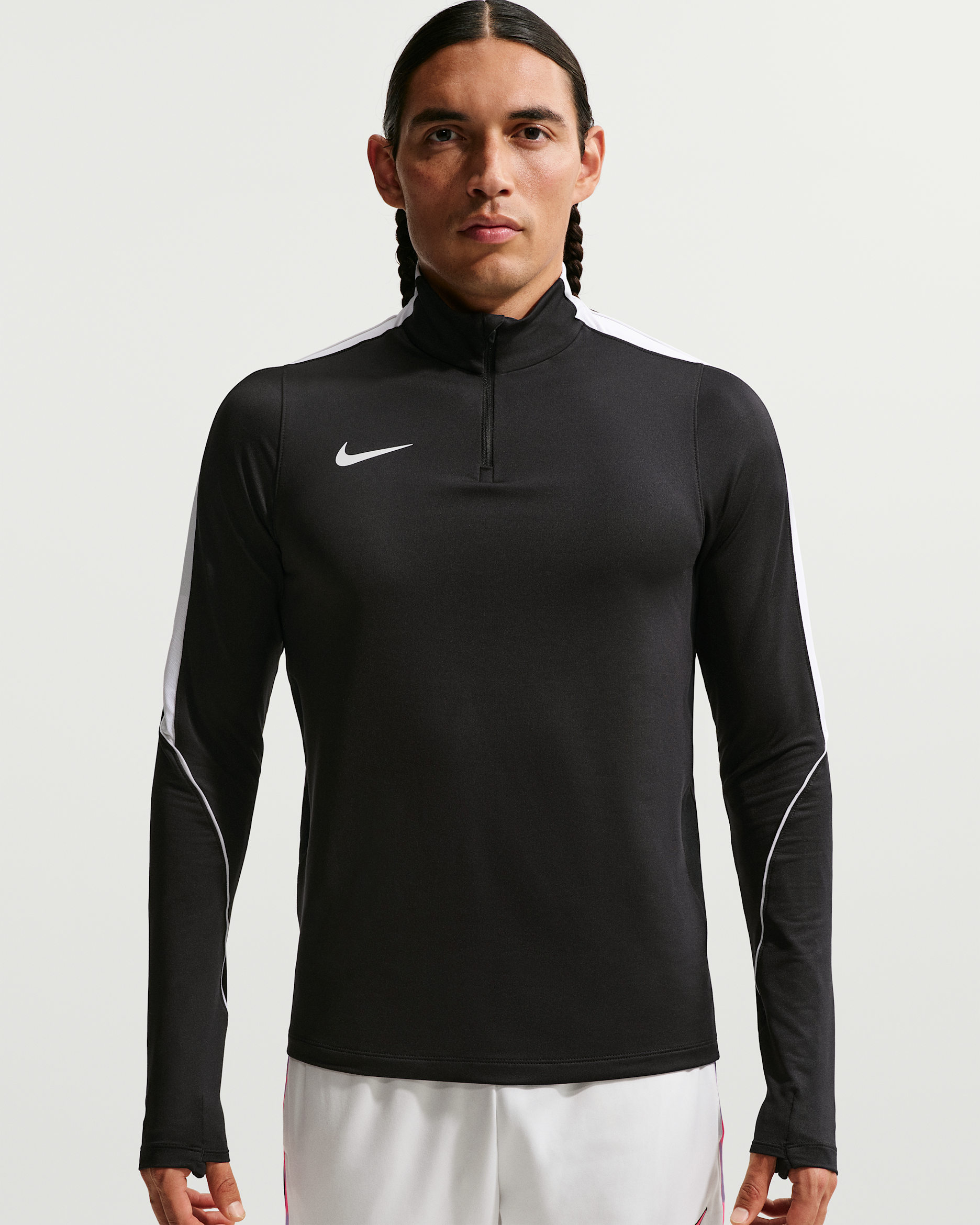 Nike Strike Men's Dri-FIT Football Drill Top - Black/White/White/White