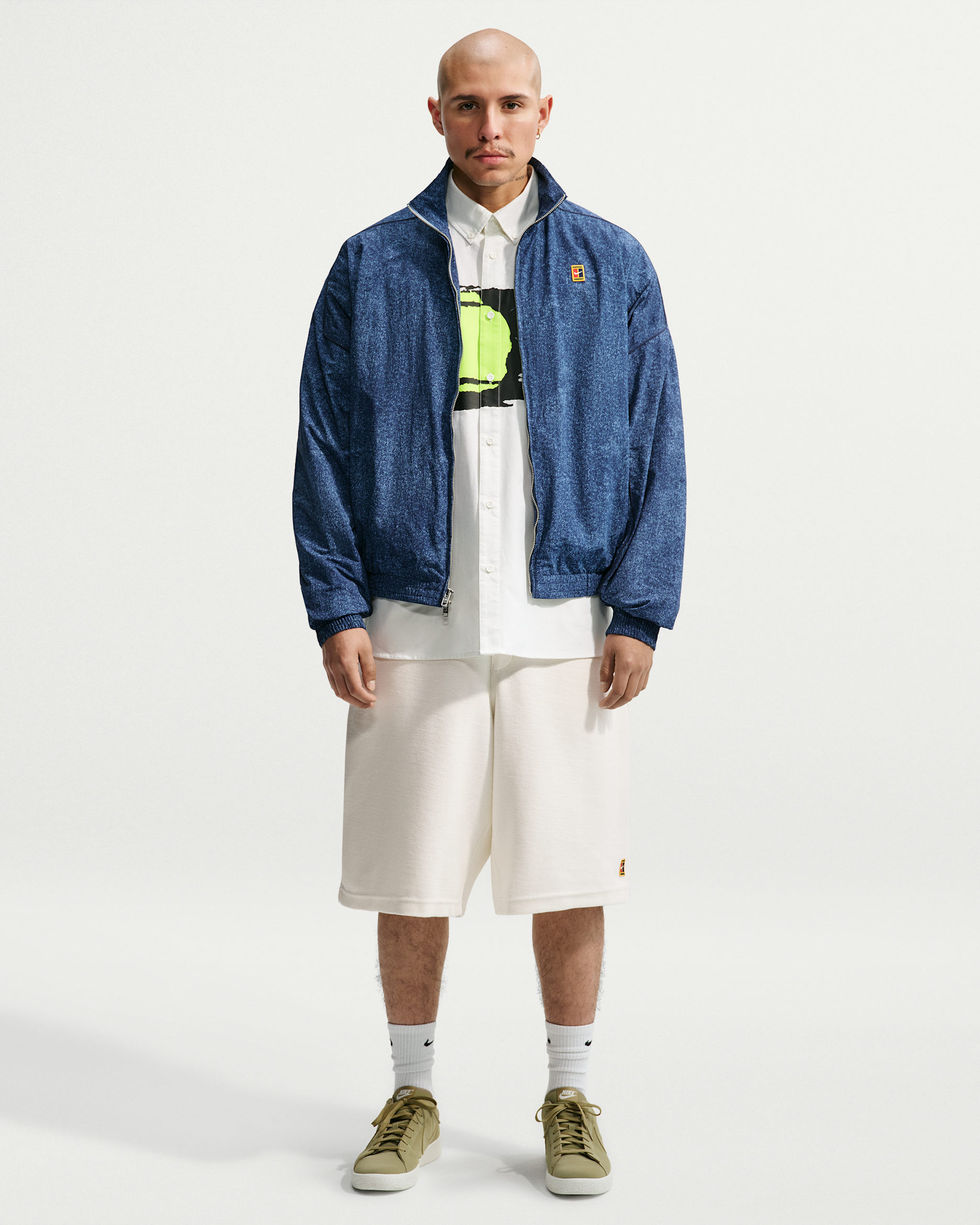 Nike Club Rules frottéshorts til herre - Sail/Sail/Svart/Sail