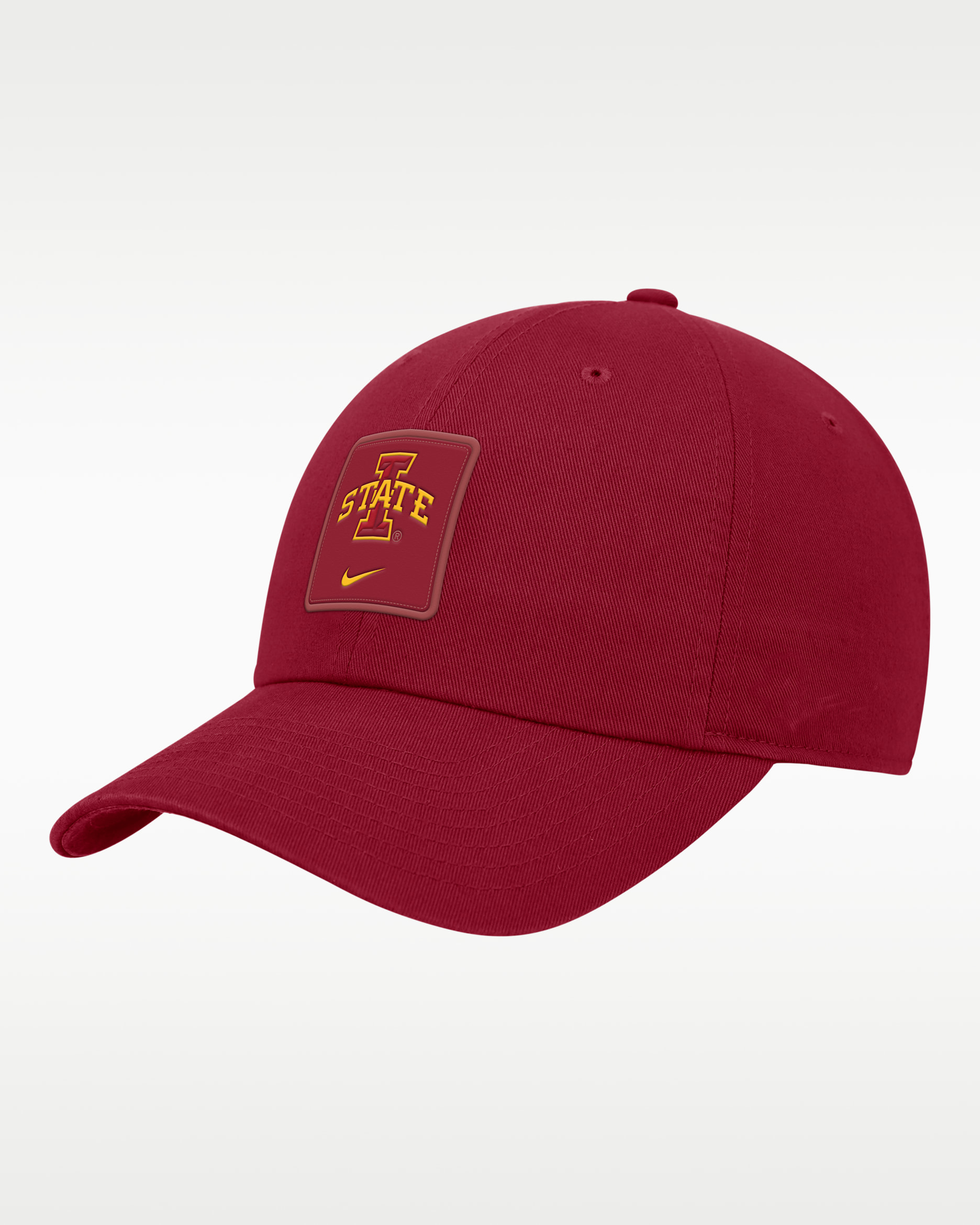 Gorra ajustable para hombre Nike On-Field Club (Iowa State Cyclones) - Carmesí