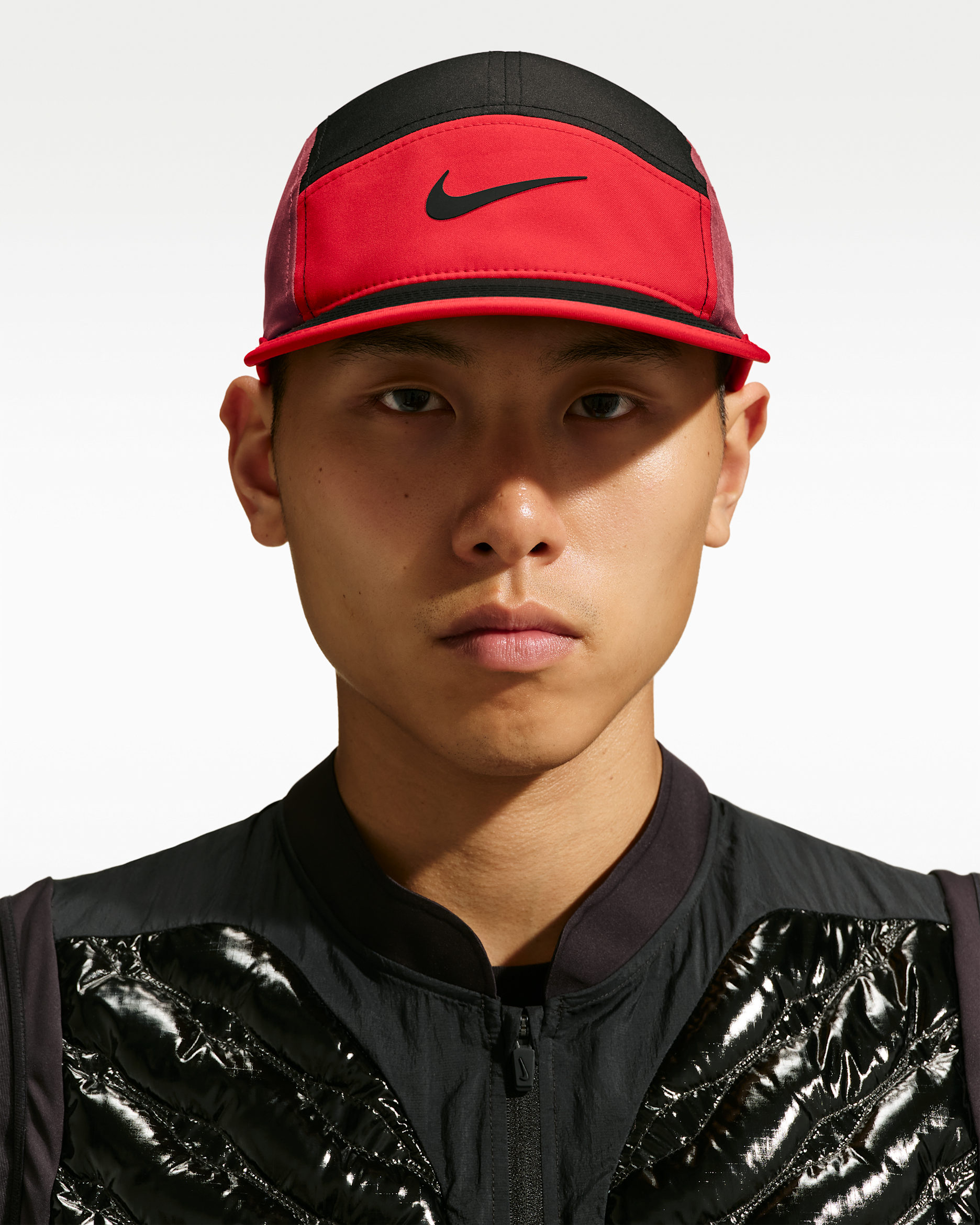 Nike Fly Dri-FIT Unstructured Swoosh Cap - Light Crimson/Black/Pink Smoke/Black