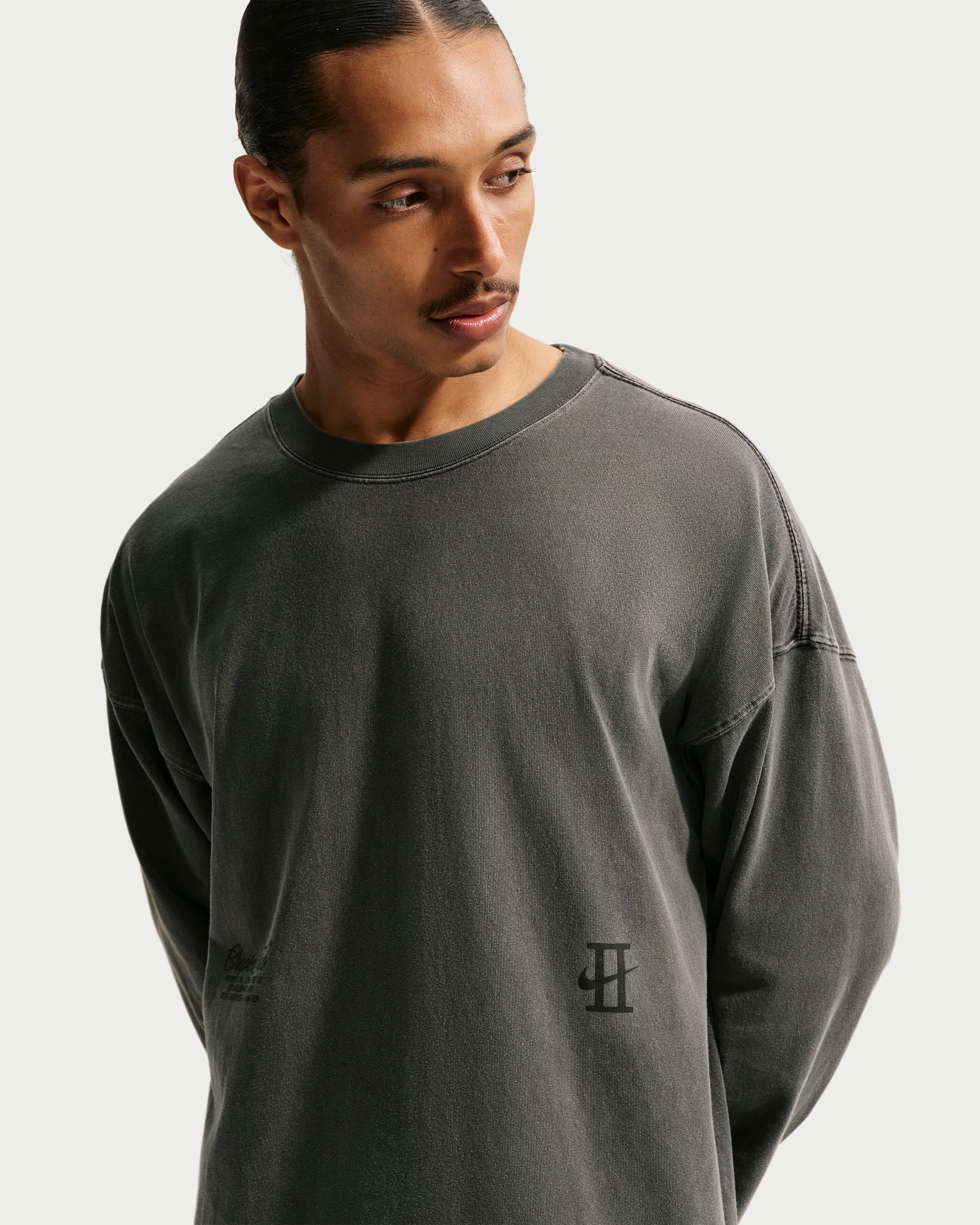 Book Nike Basketball-Longsleeve (Herren) - Schwarz