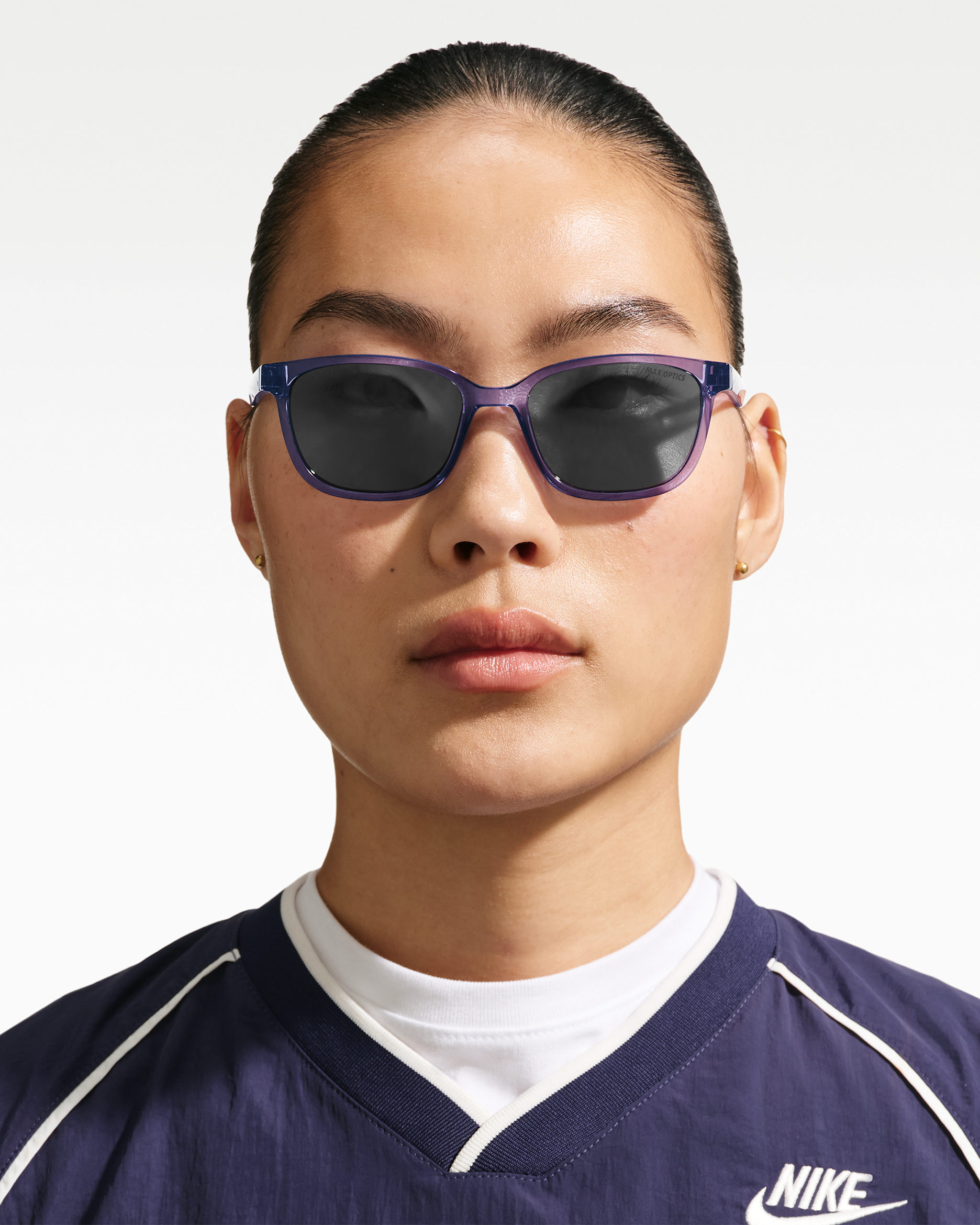 Nike Flash Polarized Sunglasses - Iron Purple/Yellow