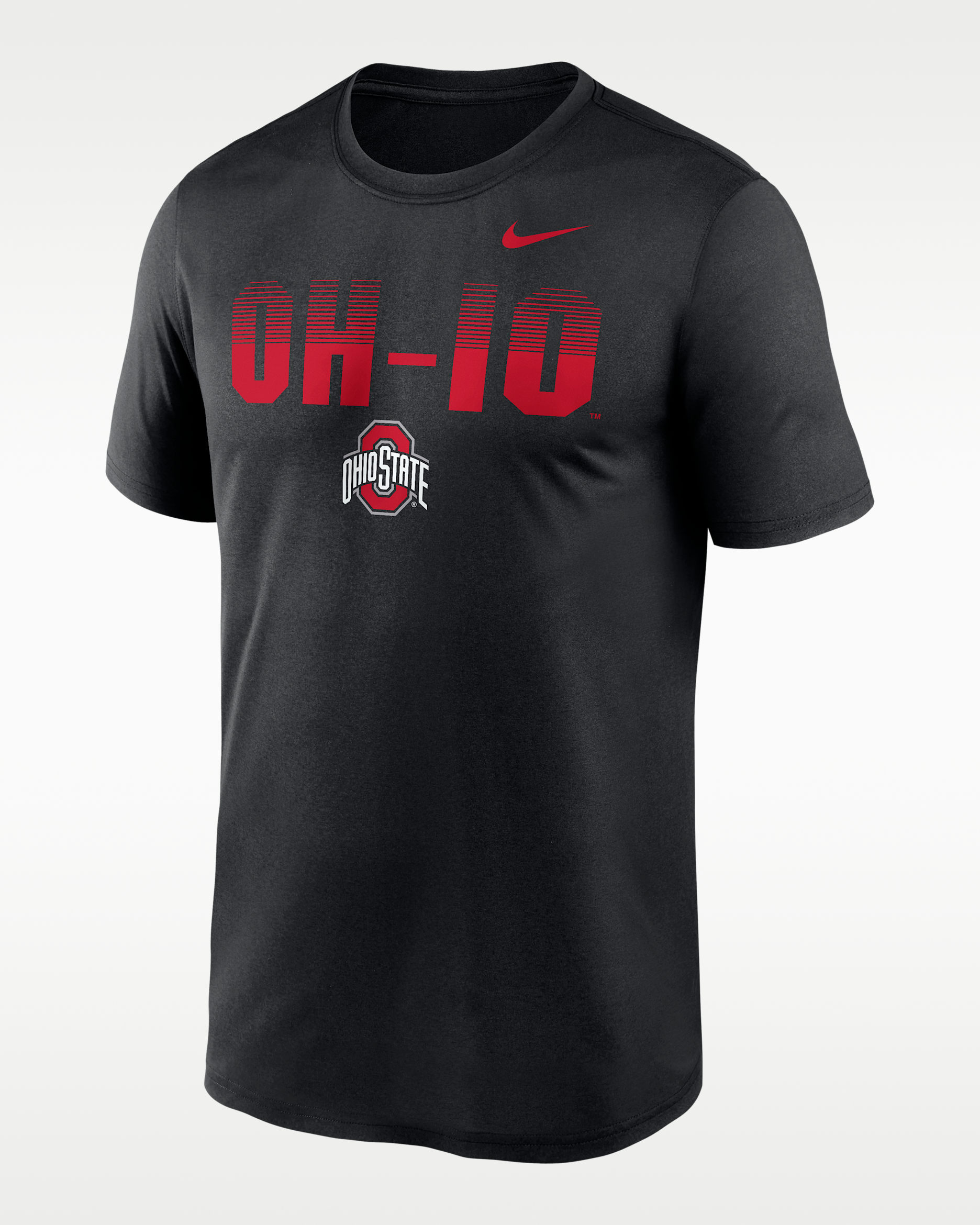 Ohio State Primetime Kinetic Mantra Legend Men's Nike Dri-FIT College T-Shirt - Black