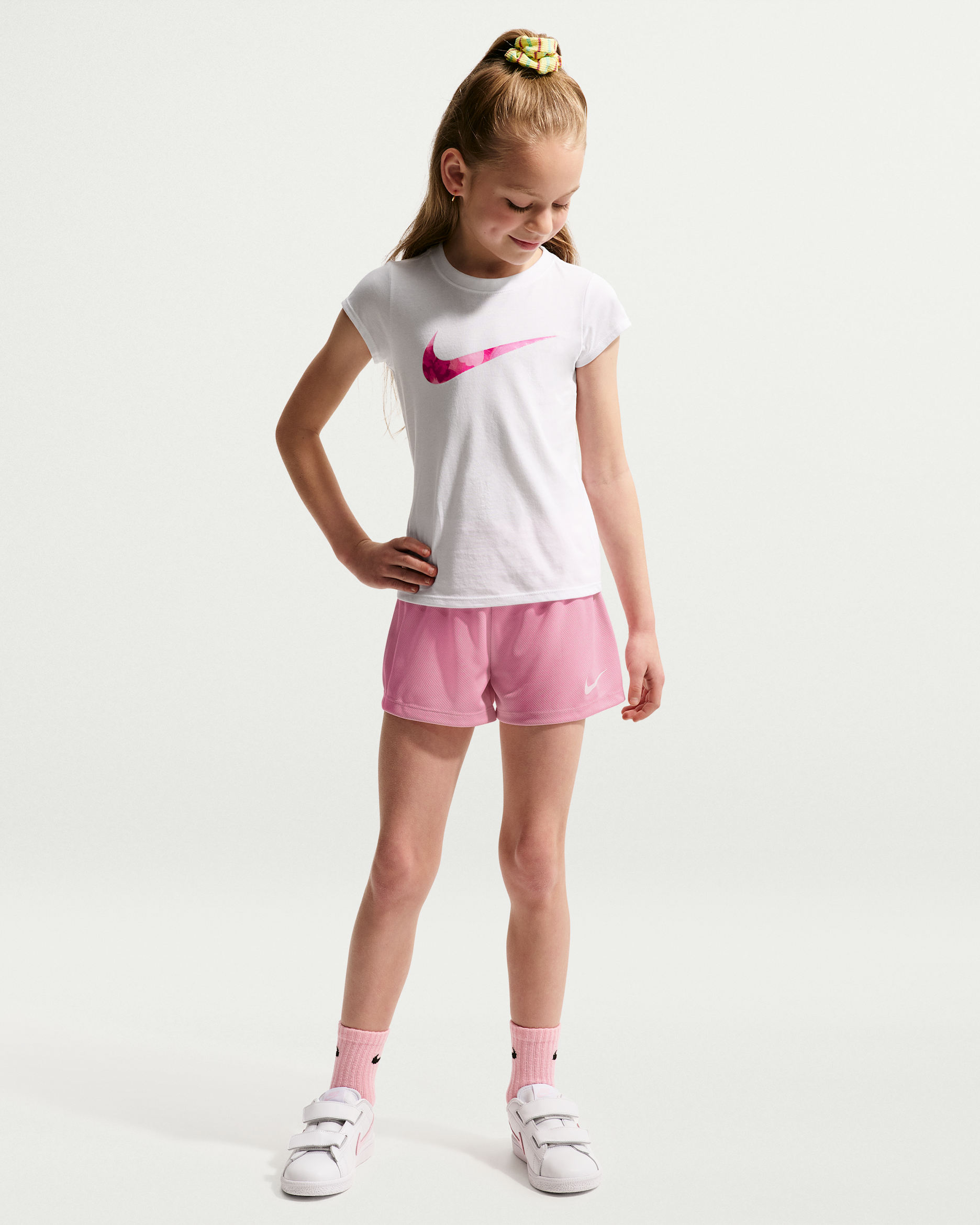 Nike Move With Nature Little Kids' 2-Piece Mesh Shorts Set - Medium Soft Pink