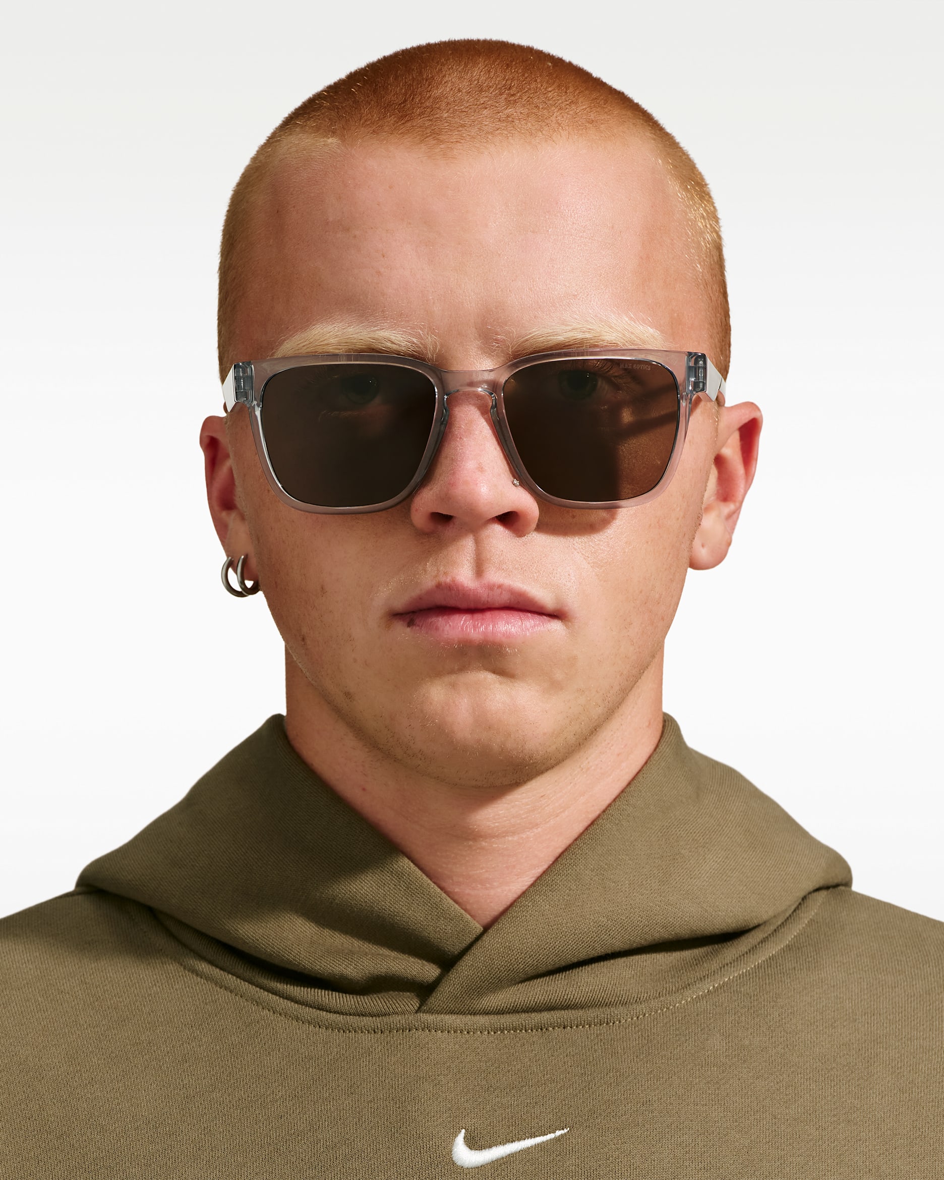 Nike Tide Break Sunglasses - Wolf Grey/Green