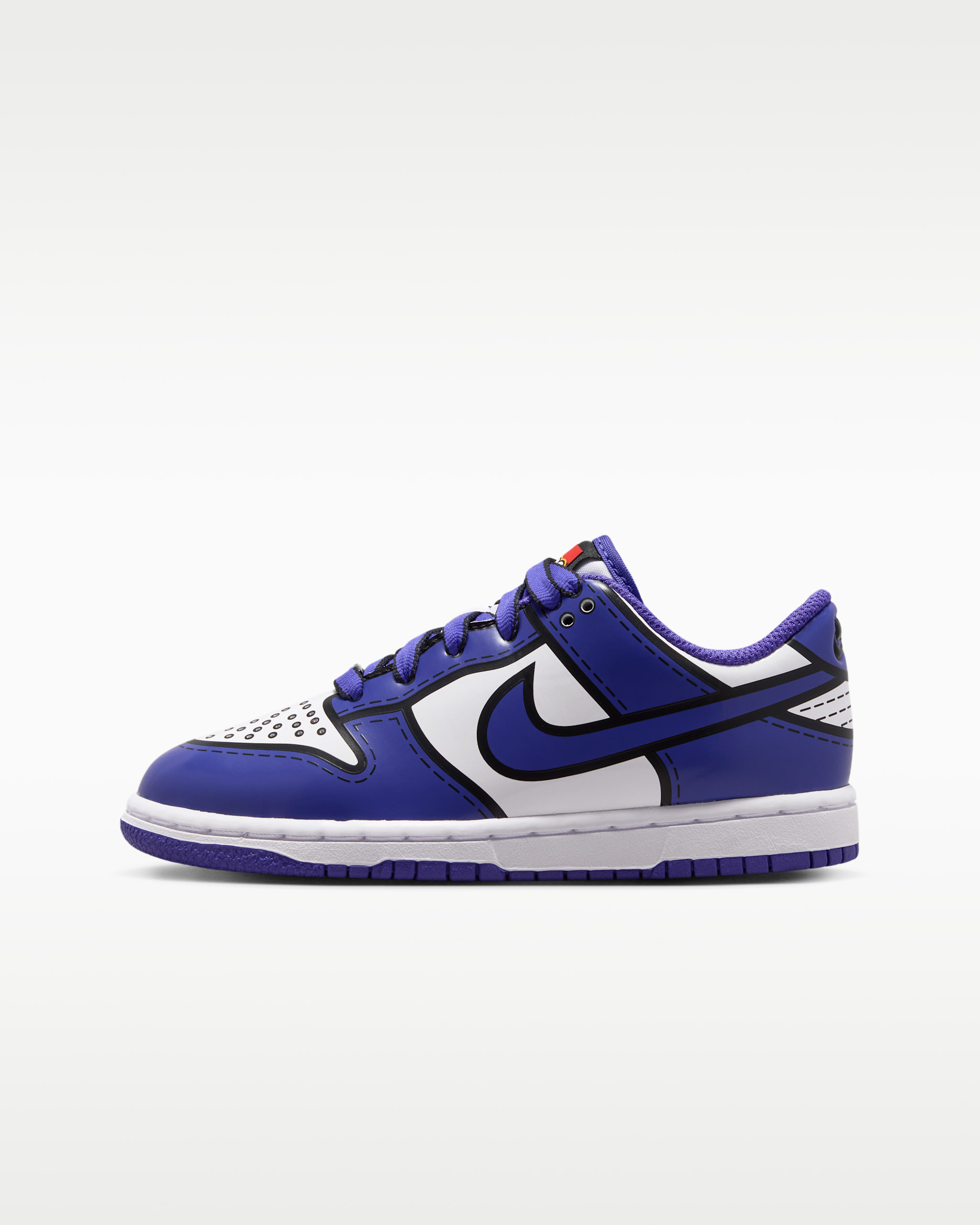 Nike Dunk Low x LEGO® Collection Younger Kids' Shoes - White/Rush Red/Tour Yellow/Bright Concord