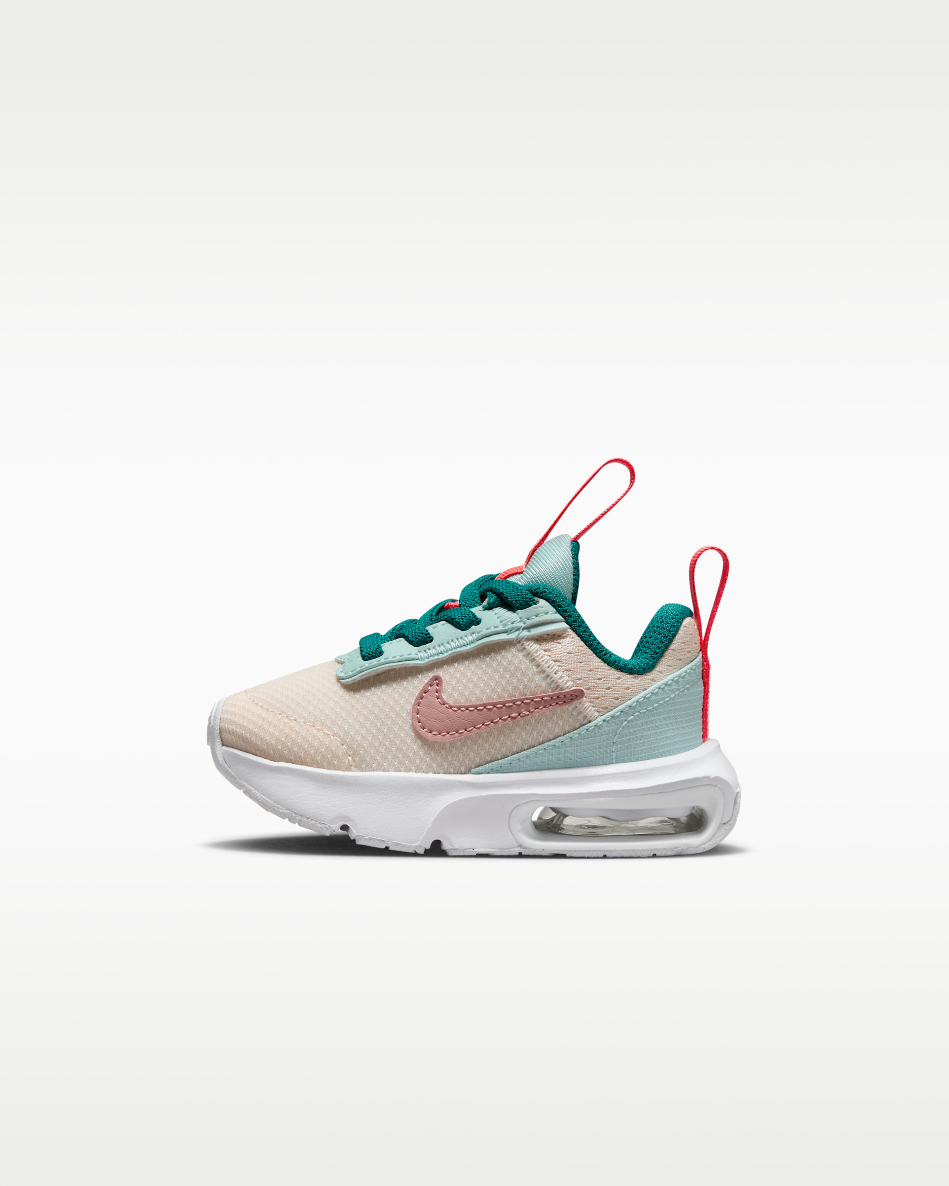 Tenis para bebé e infantil Nike Air Max INTRLK Lite - Guayaba hielo/Jade hielo/Blanco/Rojo nebulosa