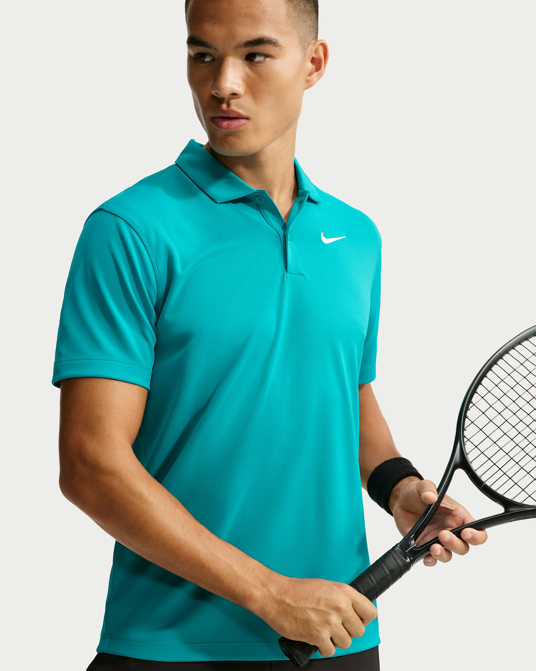 NikeCourt Dri-FIT Men's Tennis Polo - Energy/White