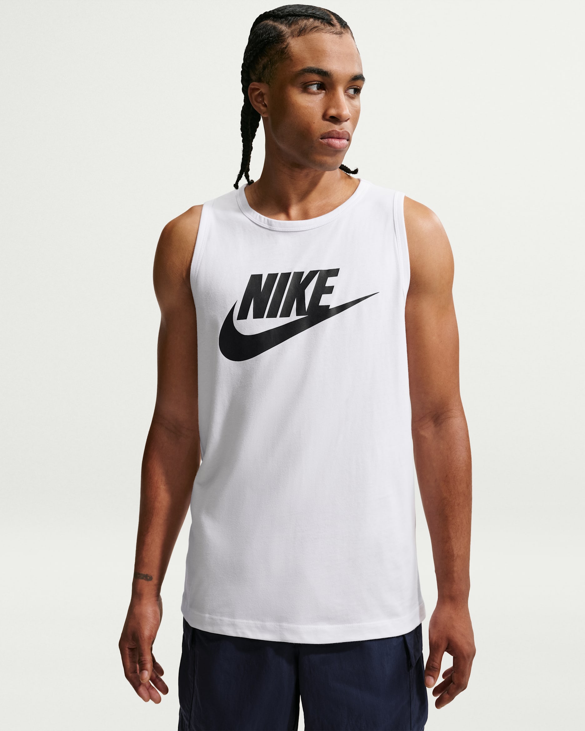 Nike Sportswear Men's Tank - White/Black