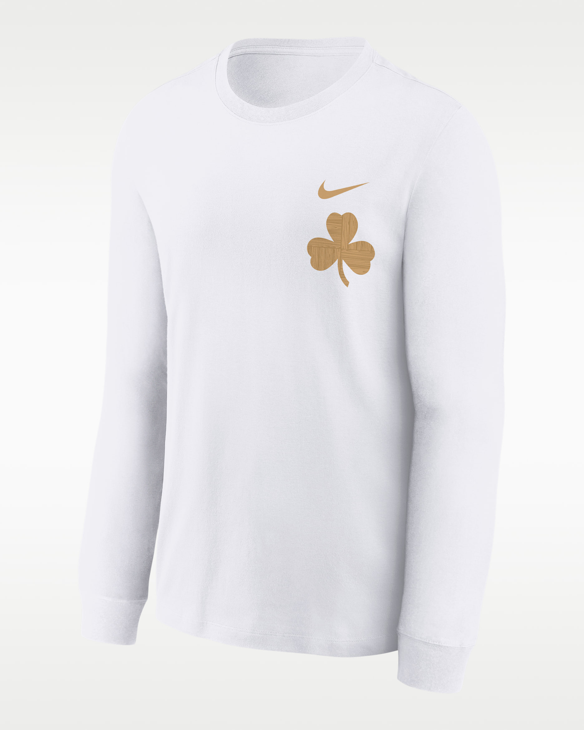 Boston Celtics Essential City Edition Big Kids' Long-Sleeve T-Shirt - White