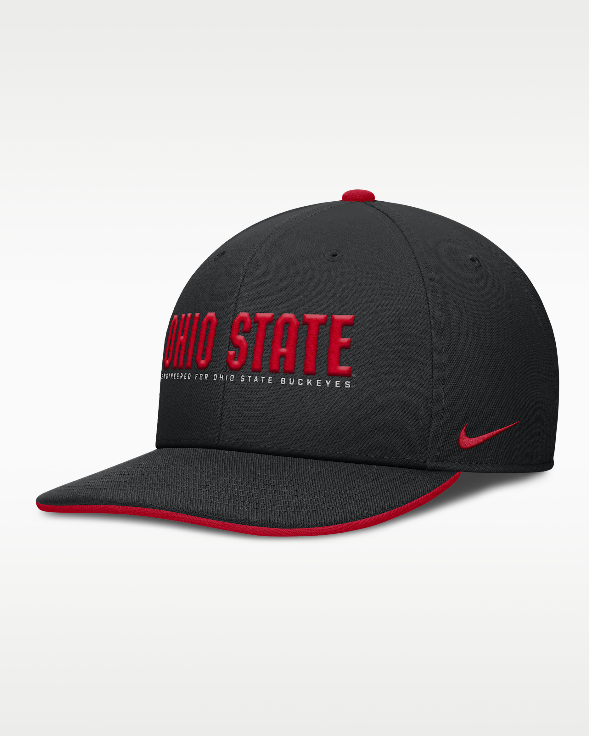 Ohio State On-Field Club Men's Nike Dri-FIT College Adjustable Hat - Black