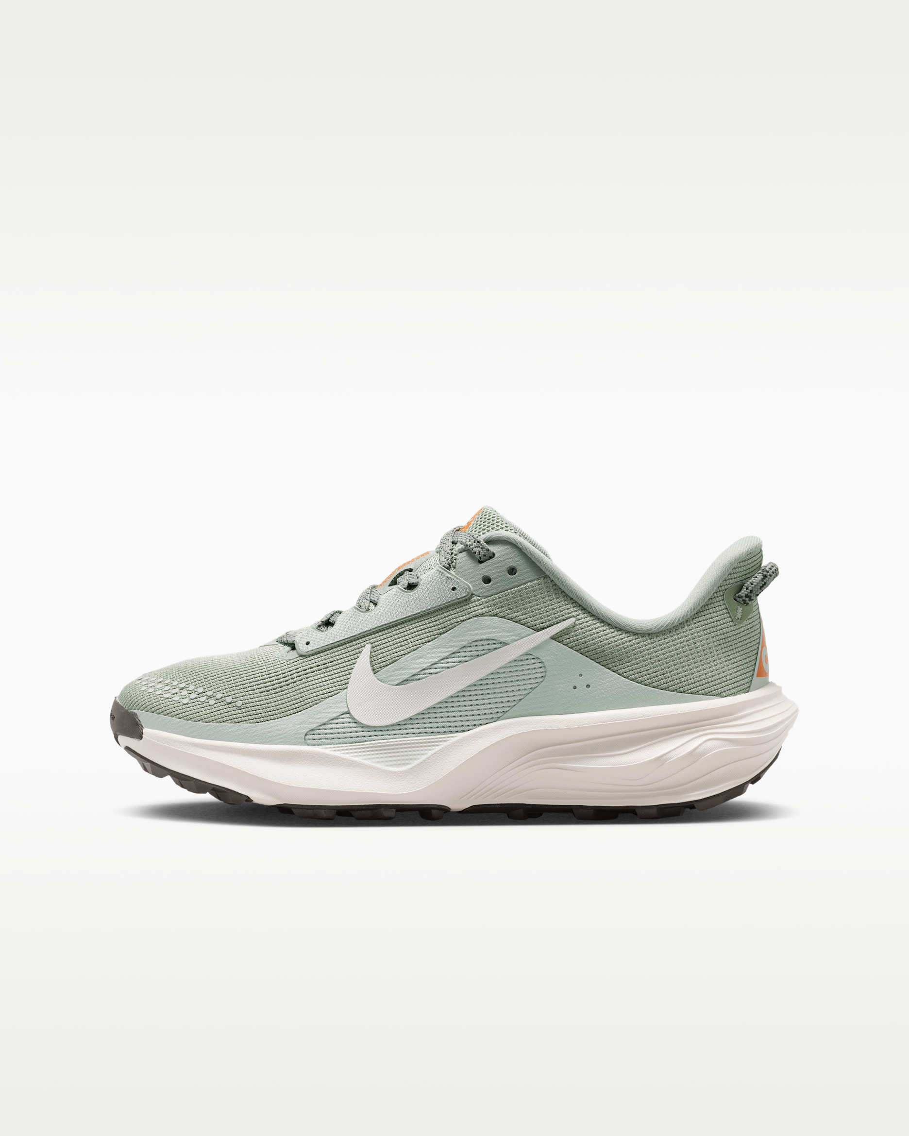 Nike ACG Pegasus Trail Big Kids' Running Shoes - Jade Horizon/Light Silver/Safety Orange/Phantom