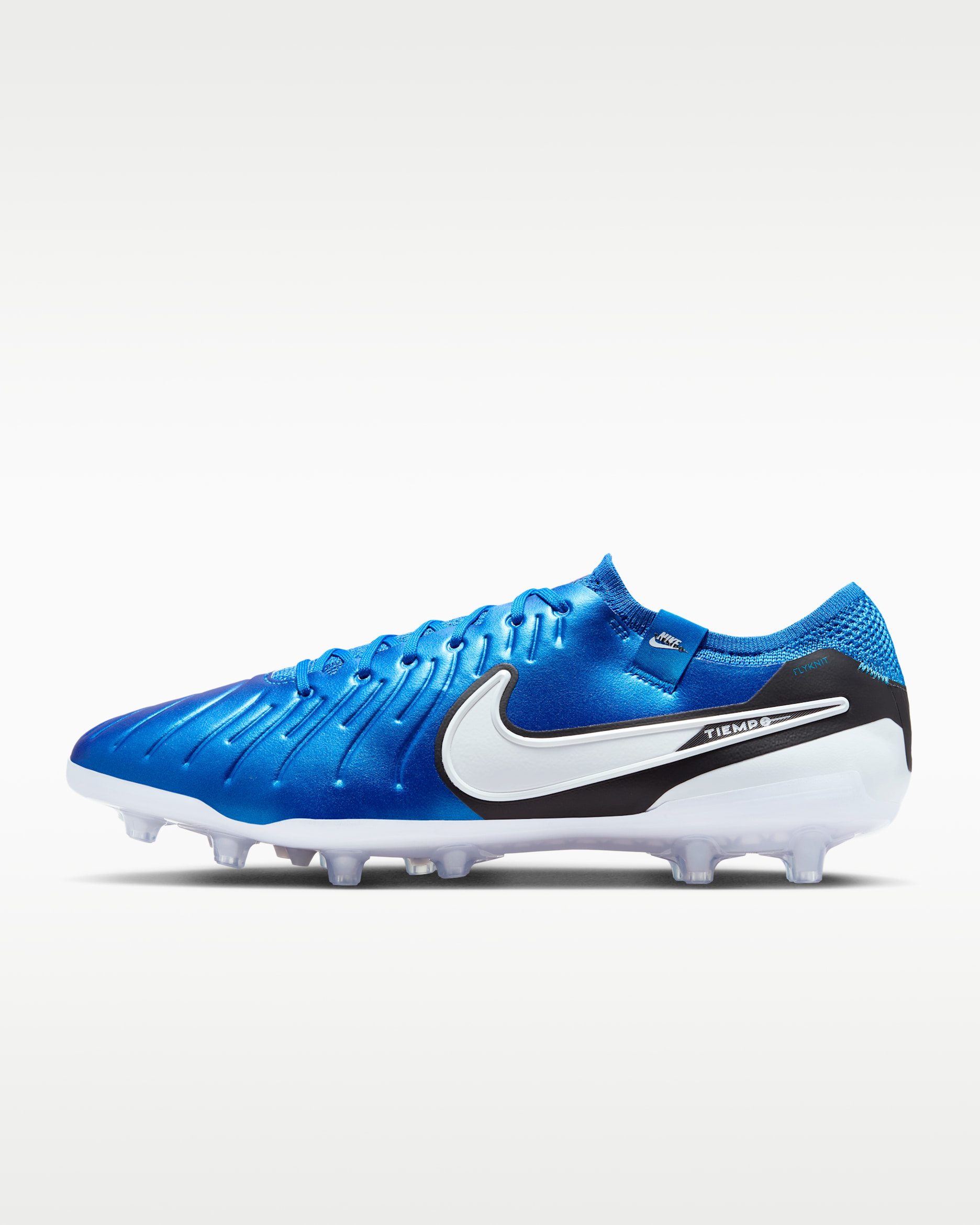 Nike Tiempo Legend 10 Elite Artificial-Grass Low-Top Soccer Cleats - Soar/White
