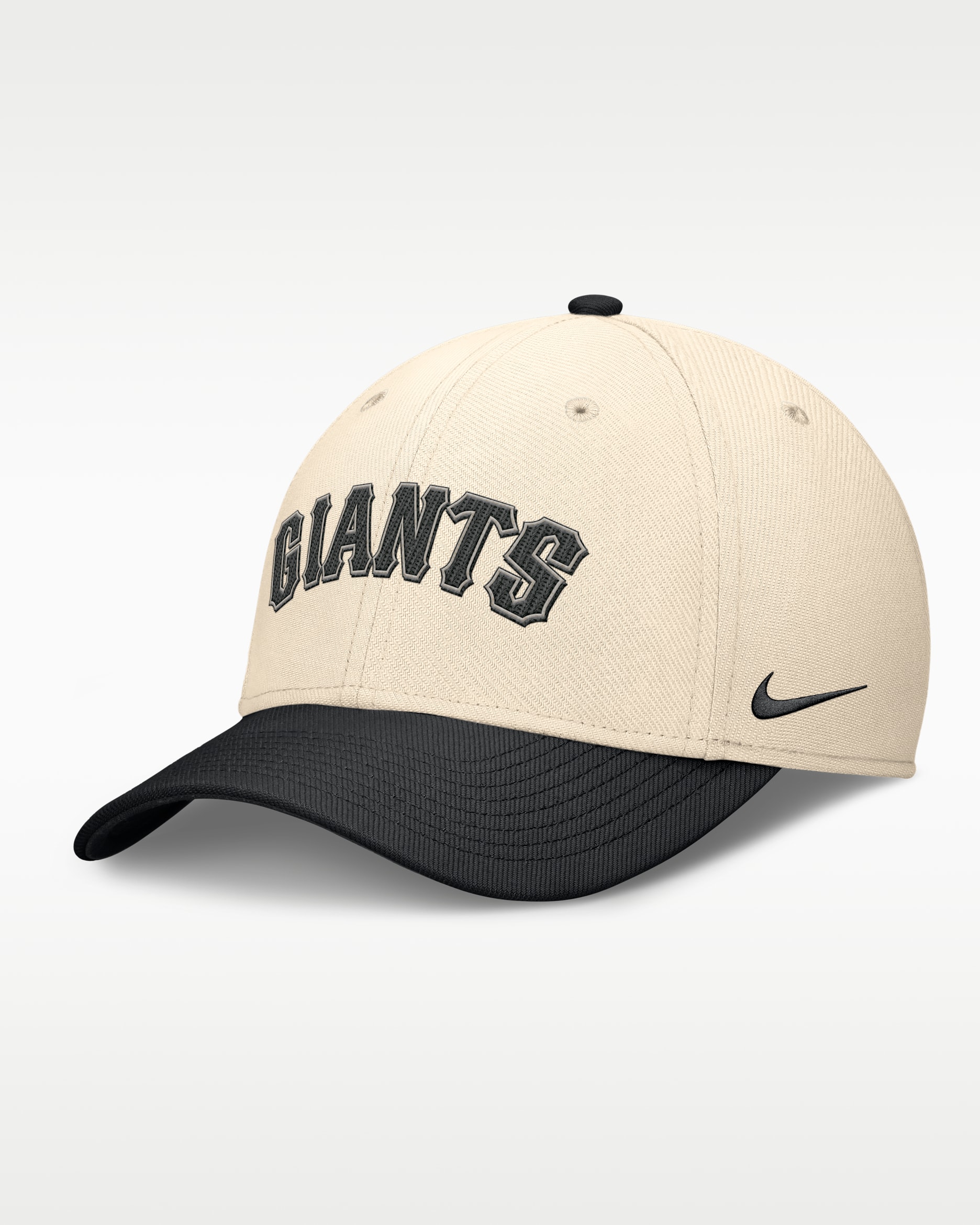 San Francisco Giants Statement Rise Swoosh Men's Nike Dri-FIT MLB Hat - Natural