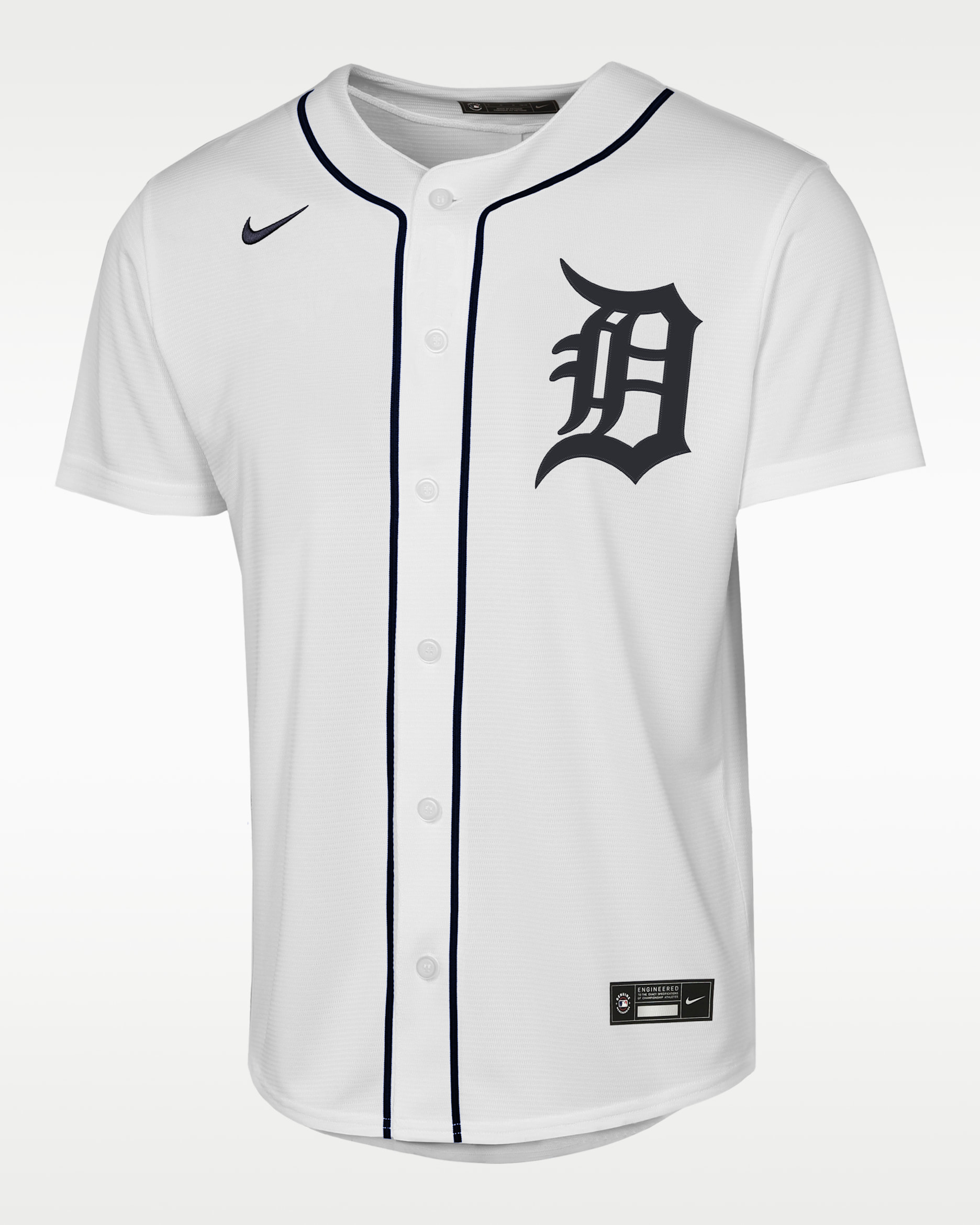 Tarik Skubal Detroit Tigers Baseline Big Kids' Nike MLB Home Replica Jersey - White