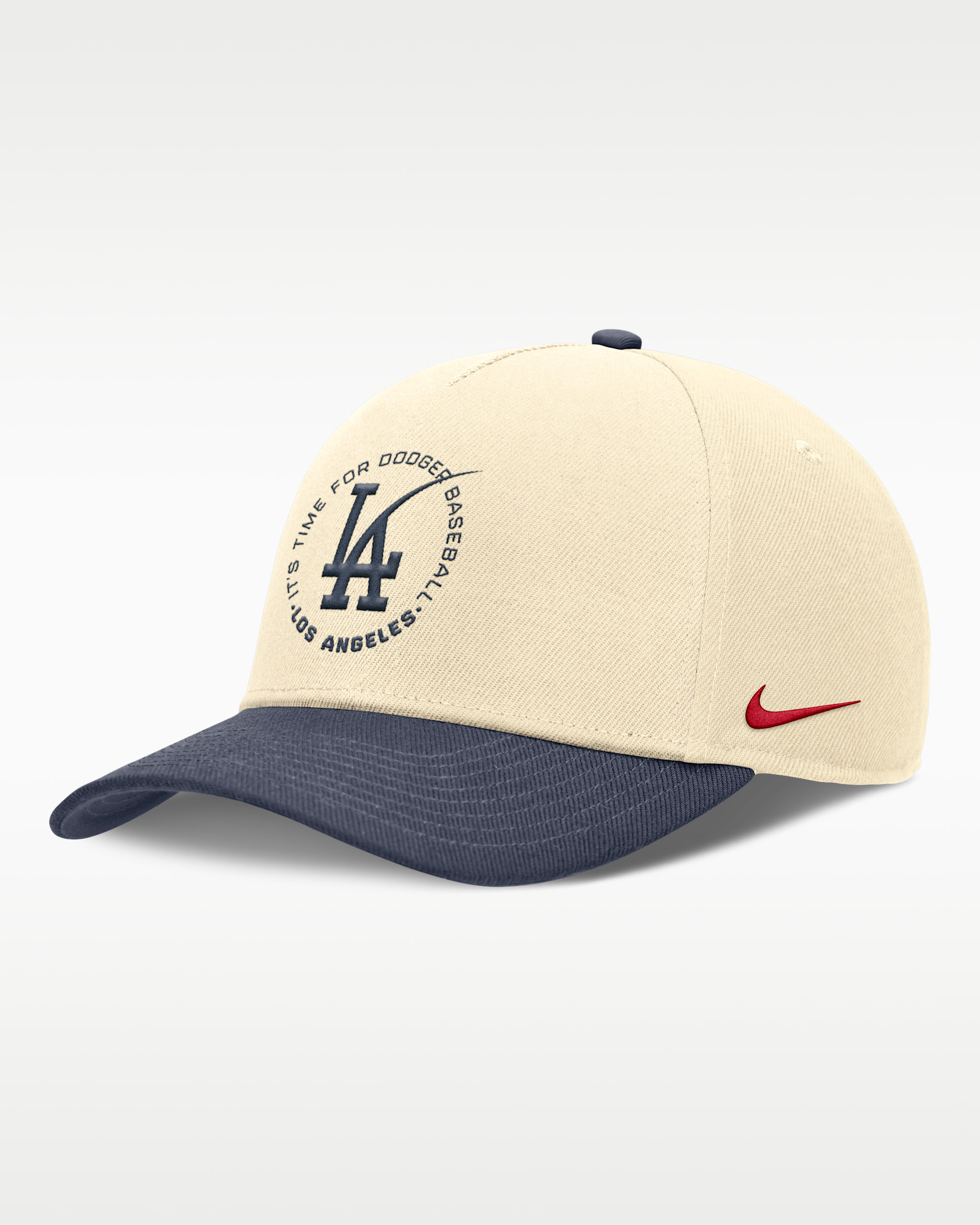 Gorra Nike de la MLB Club Los Angeles Dodgers - Leche de coco