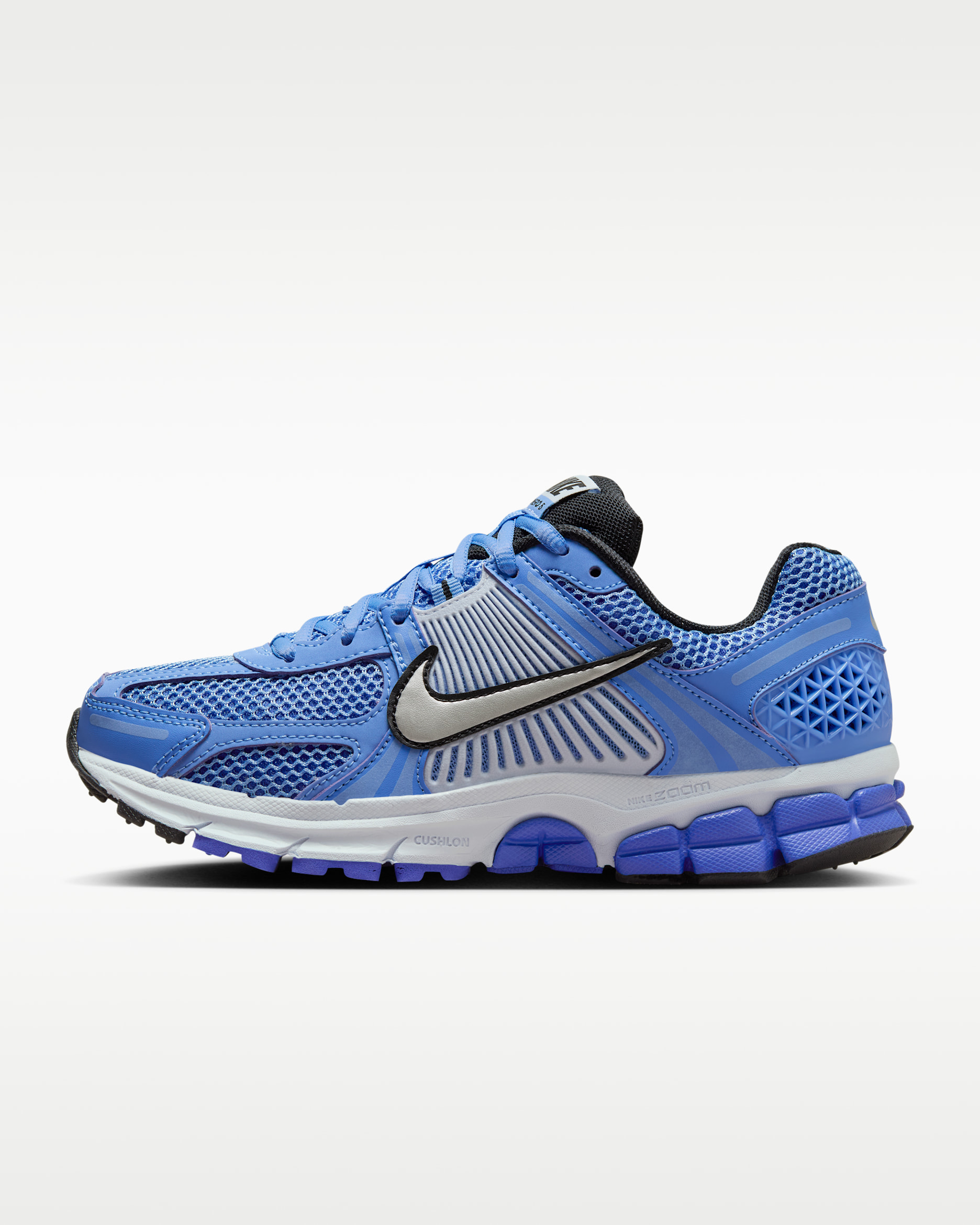 Nike Zoom Vomero 5 Women's Shoes with Reflective Design Accents - Royal Pulse/Football Grey/Persian Violet/Metallic Platinum