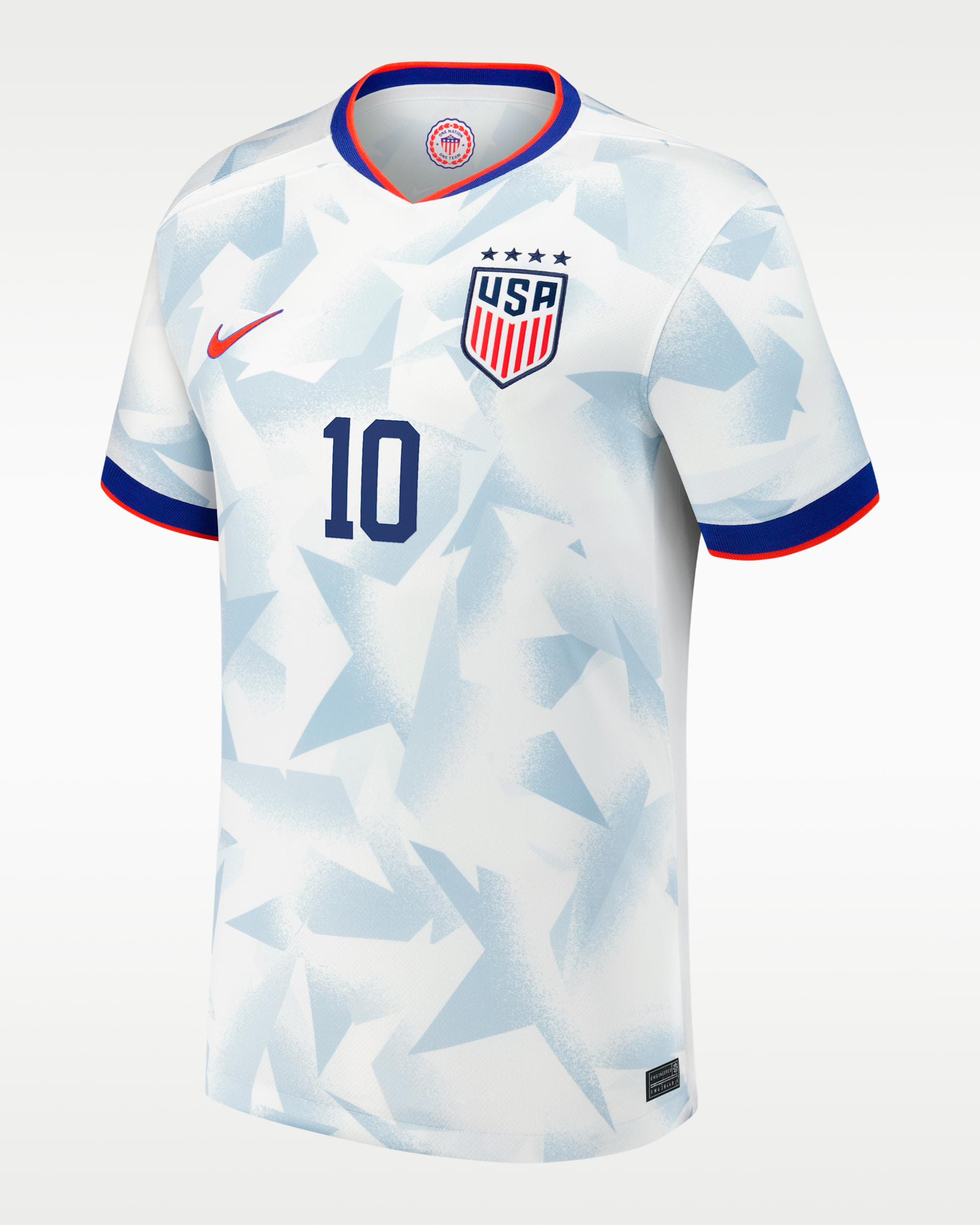 Lindsey Heaps USWNT 2025 Stadium Home Men's Nike Dri-FIT Soccer Jersey - White