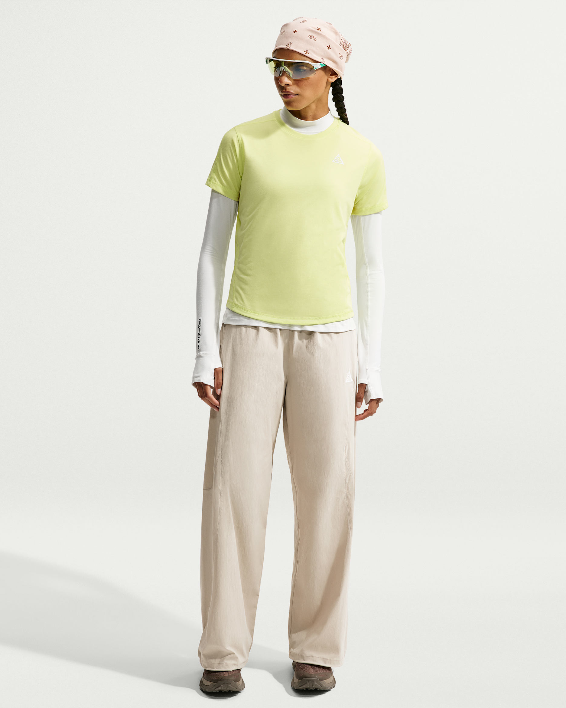 ACG "High Stakes" Women's Loose Fit Hiking Pants - Cream II/Summit White