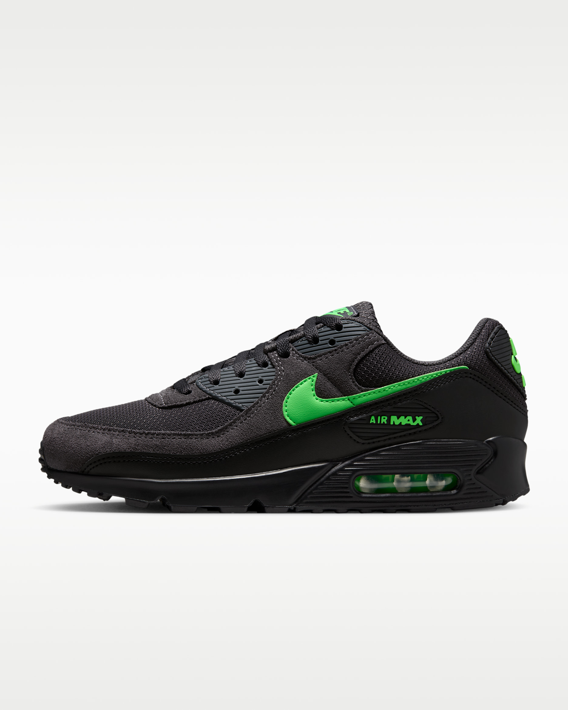 Nike Air Max 90 Men's Shoes - Anthracite/Black/Green Strike