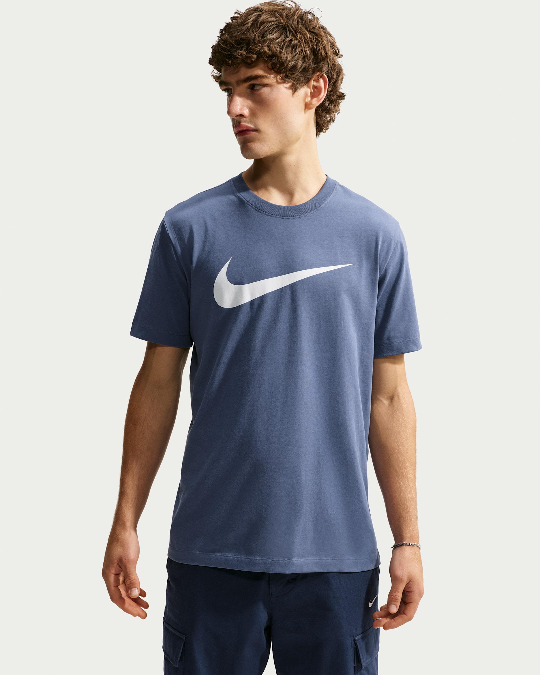 T-shirt Nike Sportswear Swoosh pour Homme - Diffused Blue