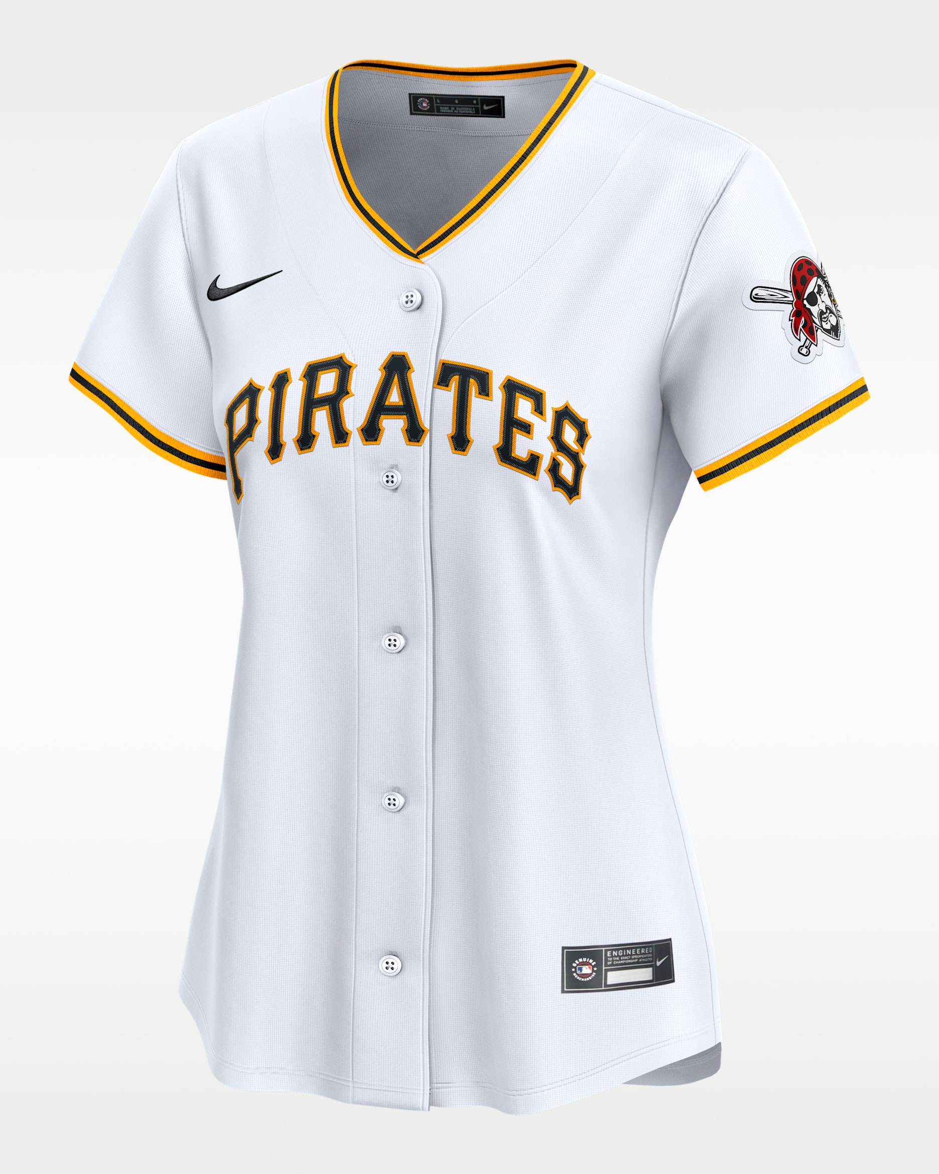 Jersey Nike Dri-FIT ADV de la MLB Limited para mujer Pittsburgh Pirates - Blanco