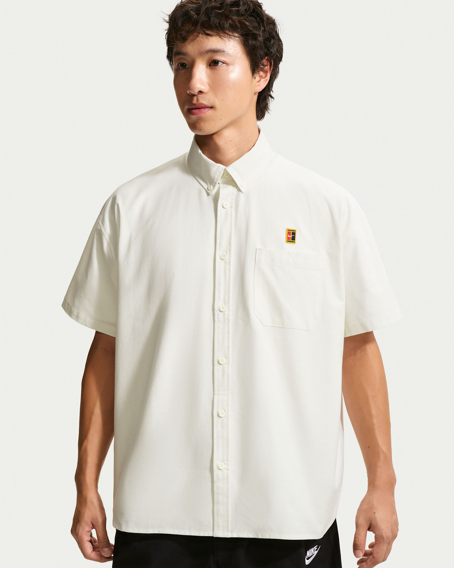 Nike Club Rules Men's Oxford Top - Sail/Sail