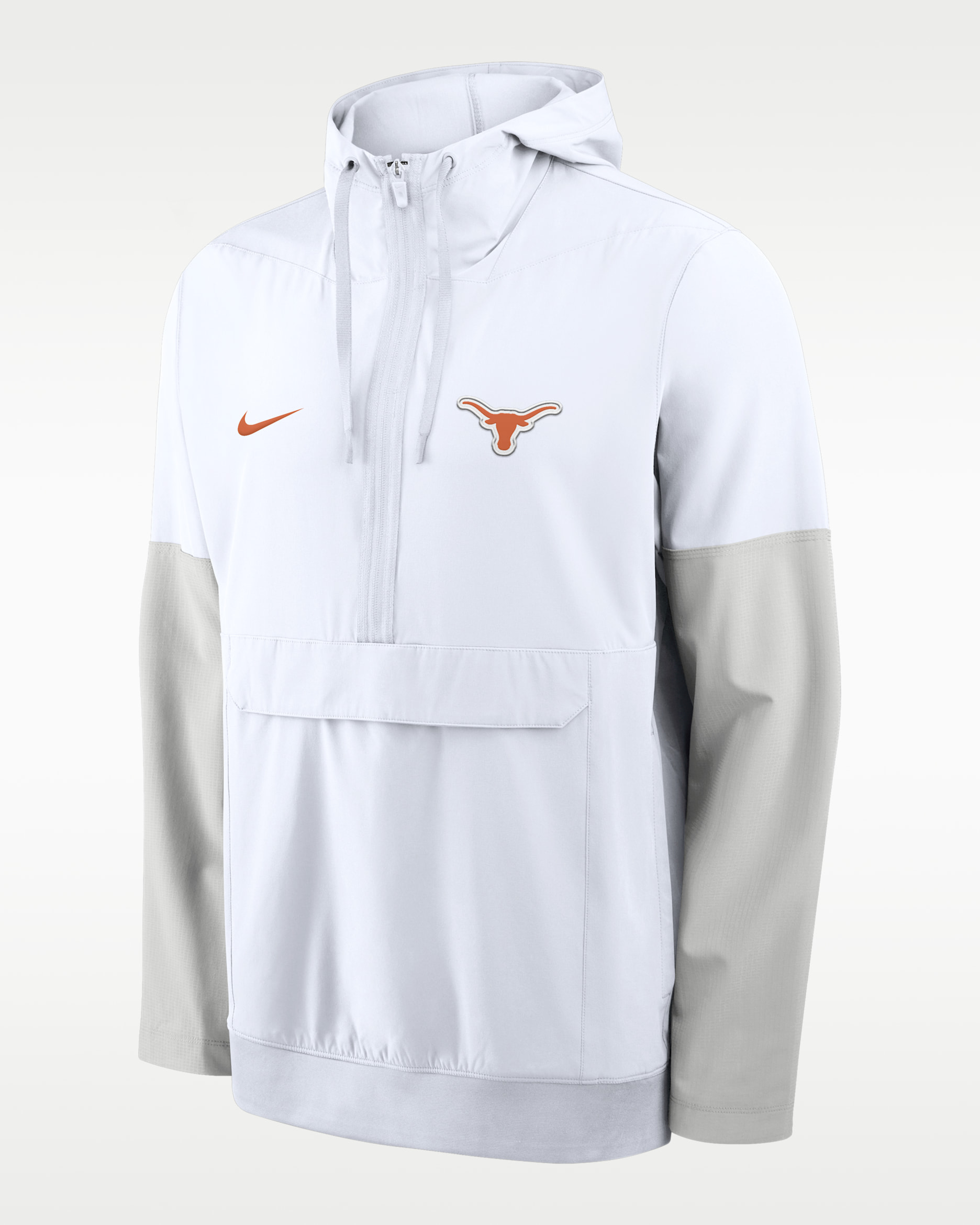 Texas Anorak Men's Nike College 1/2-Zip Hooded Jacket - White