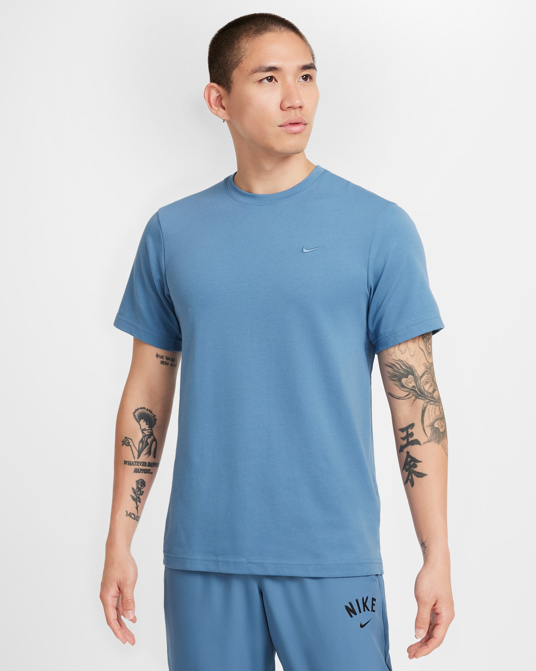 Nike Dri-FIT Primary 男款訓練 T 恤 - Aegean Storm/Aegean Storm