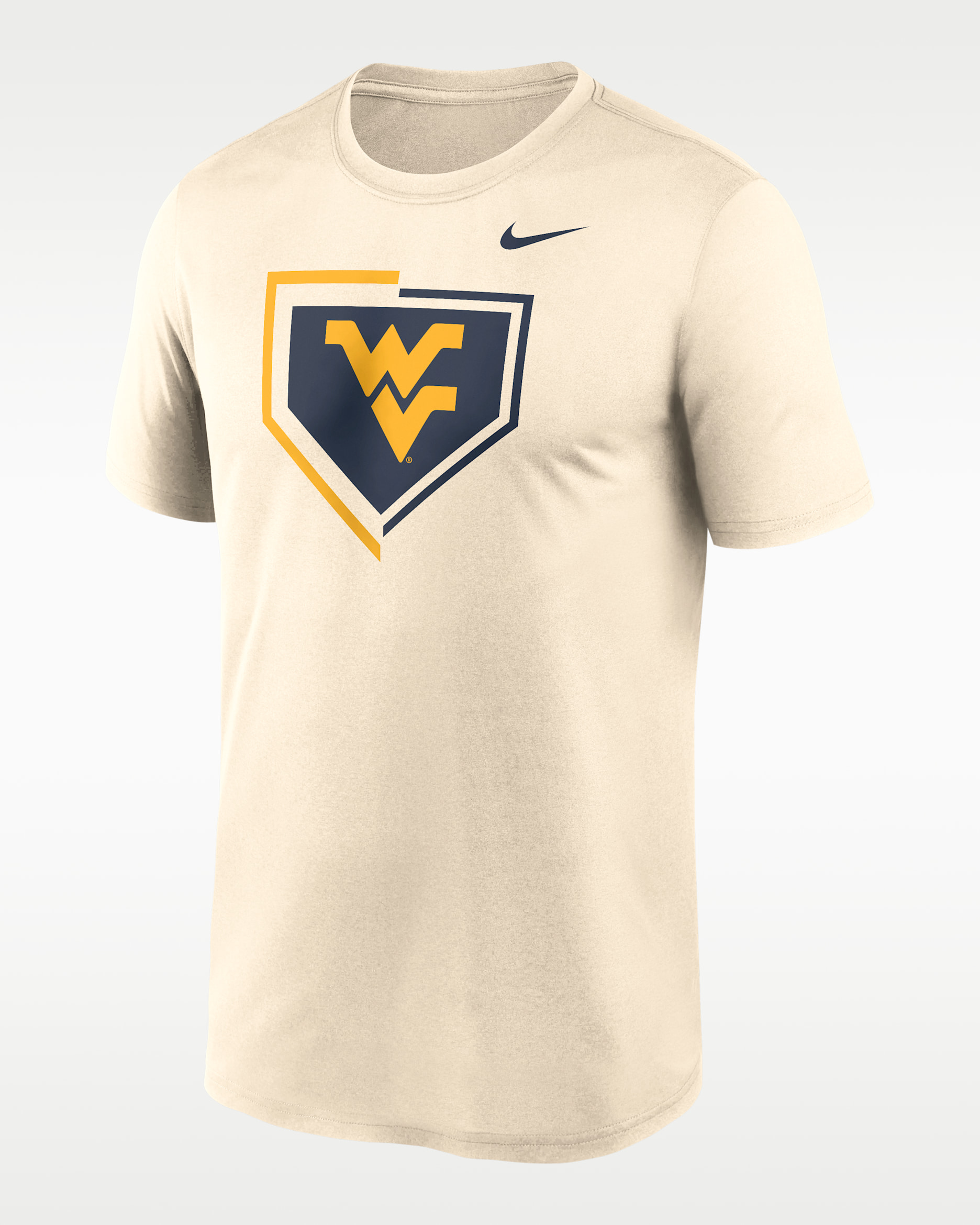 West Virginia Primetime Baseball Icon Legend Men's Nike Dri-FIT College T-Shirt - Natural
