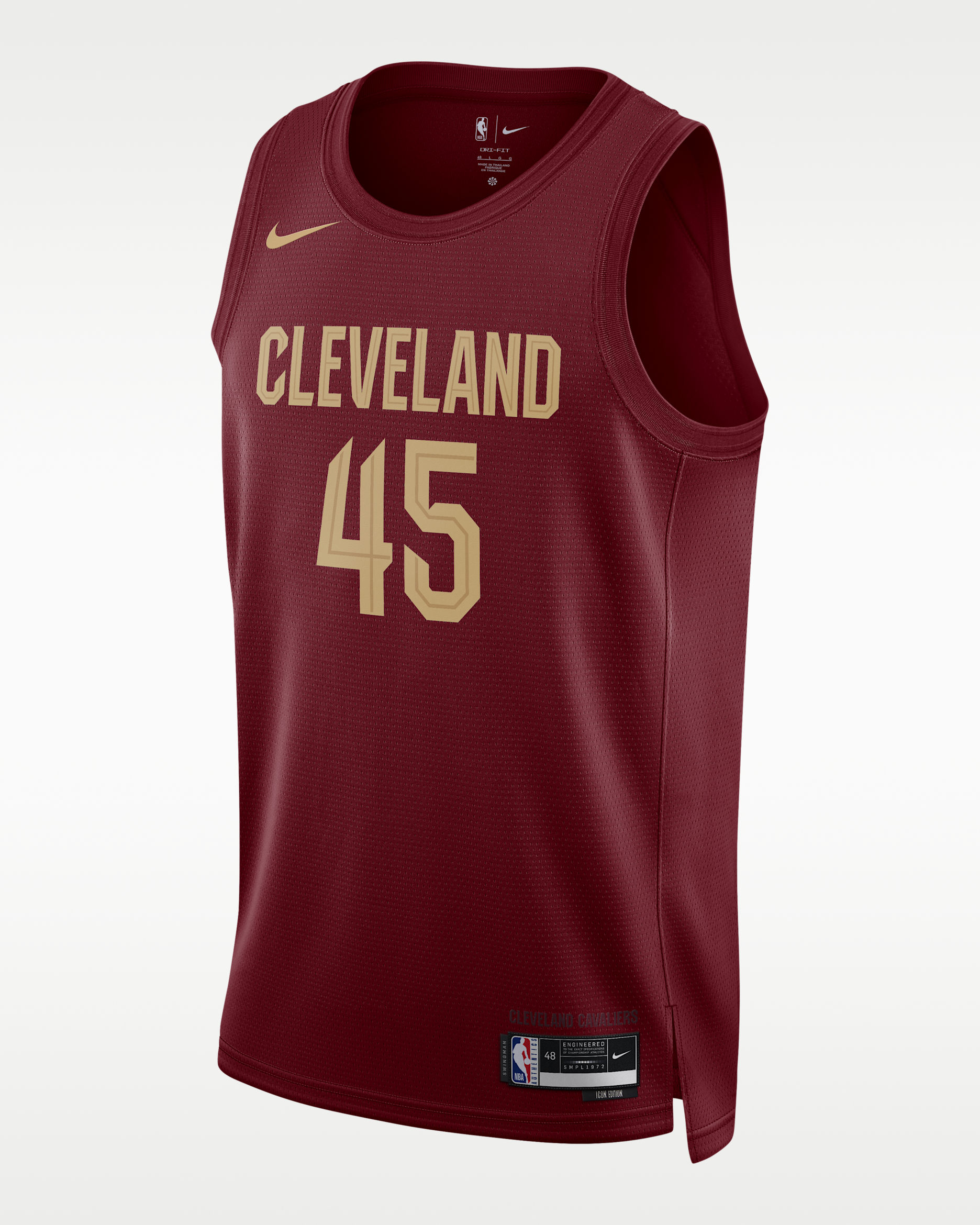 Cleveland Cavaliers Icon Edition Men's Nike Dri-FIT NBA Swingman Jersey - Team Red