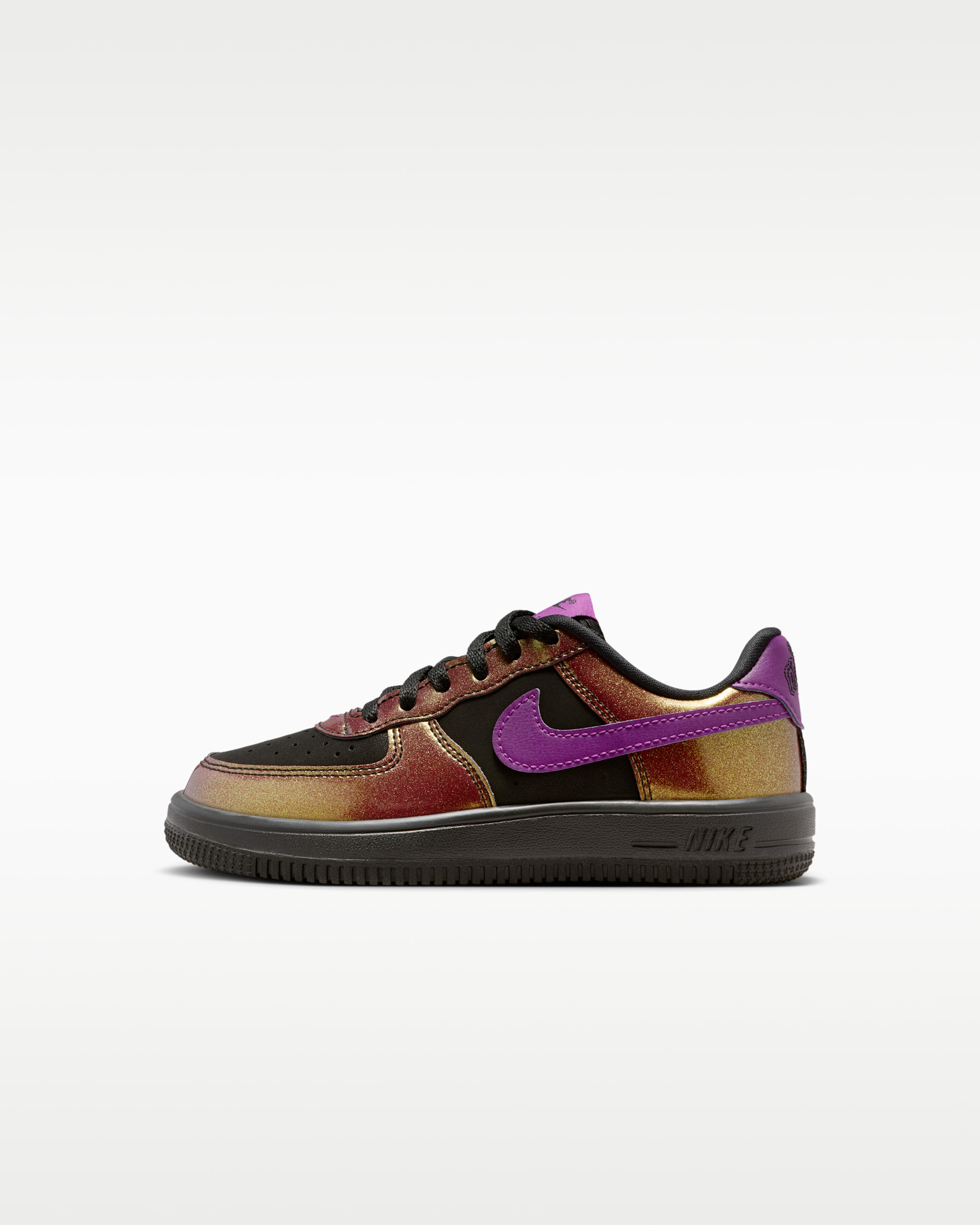 Nike Force 1 Low LV8 4 Little Kids' Shoes - Black/Bold Berry