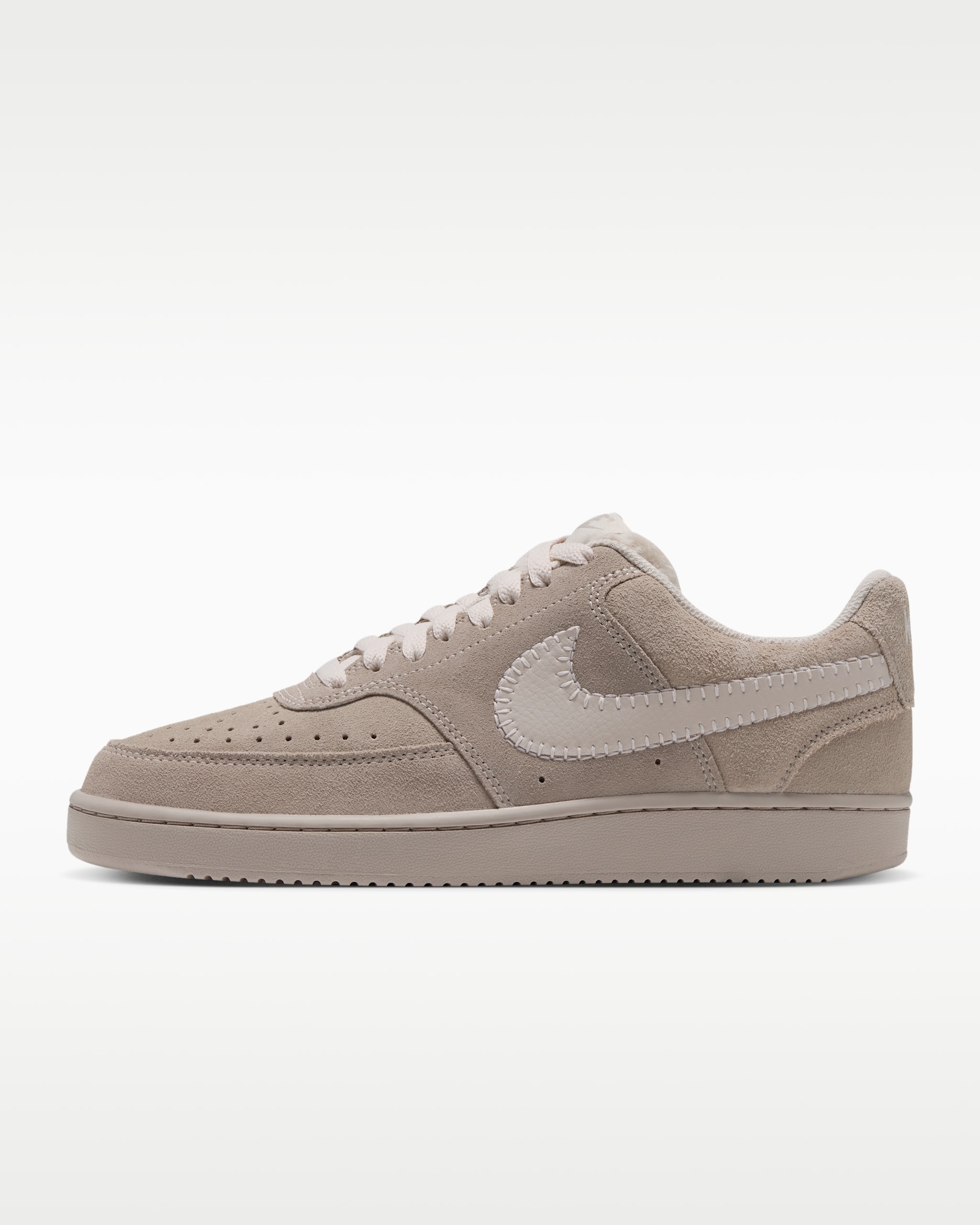 Nike Court Vision Low Women's Shoes - Cream II/Light Orewood Brown