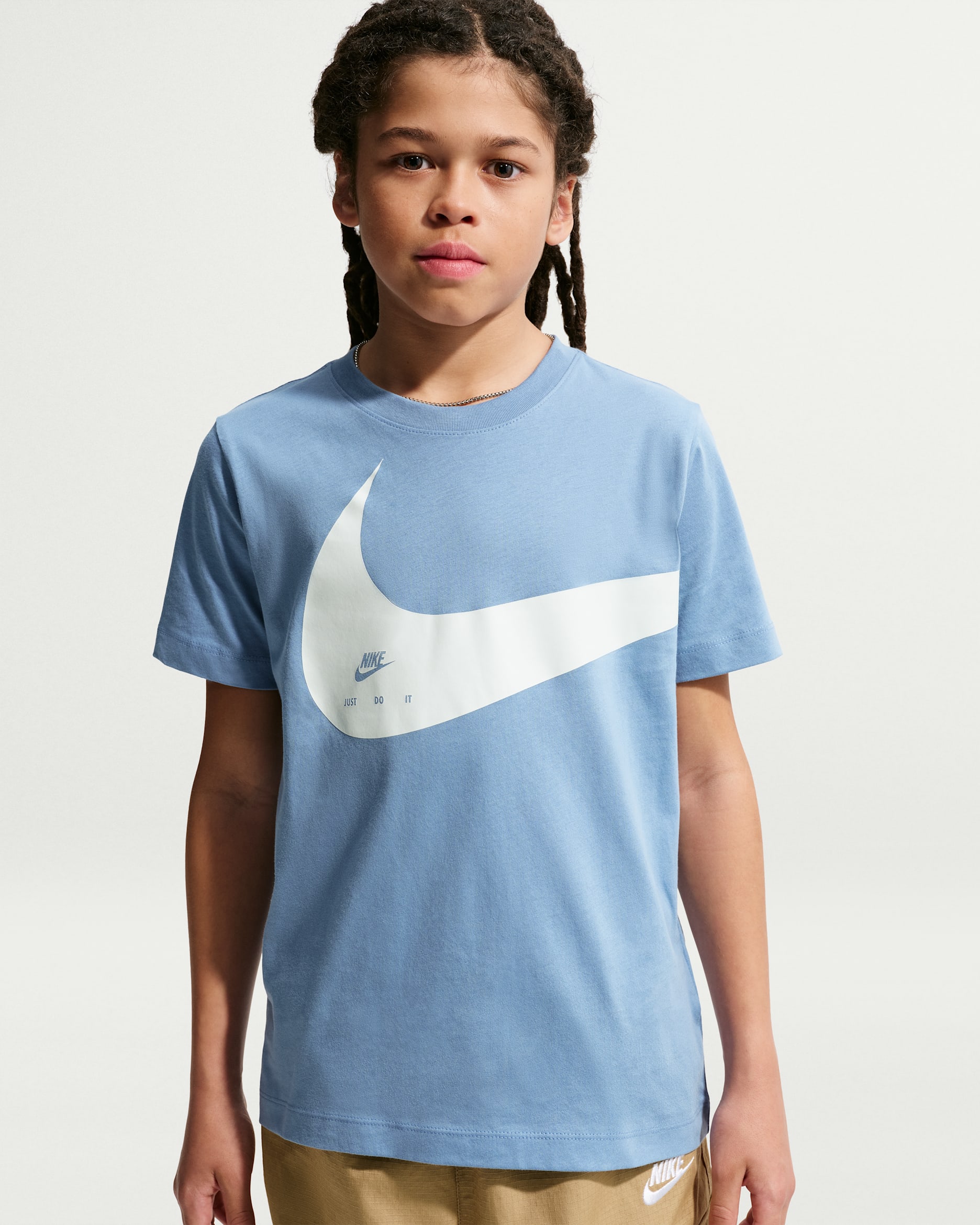 Nike Sportswear Club Big Kids' T-Shirt - Work Blue