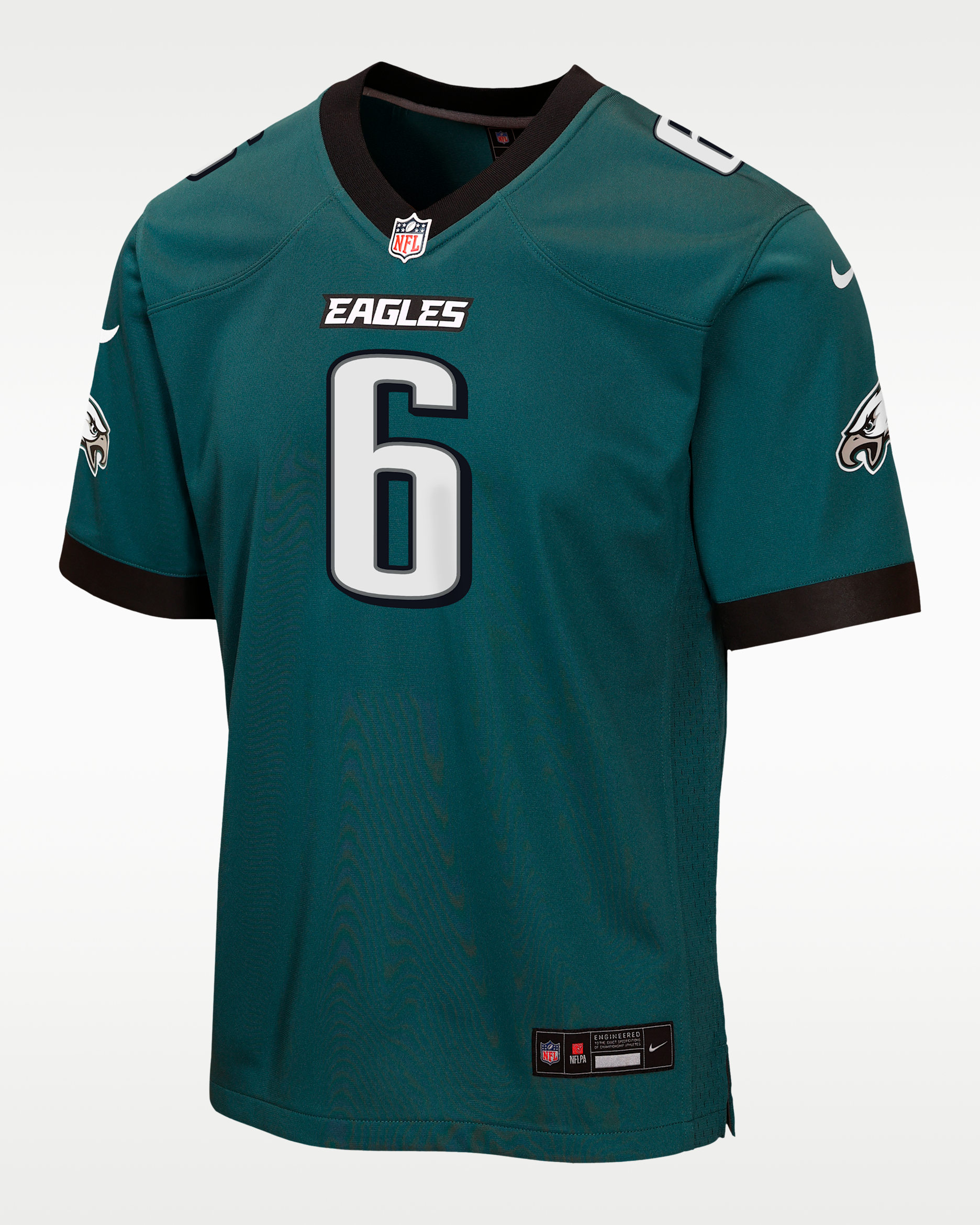 Devonta Smith Philadelphia Eagles Big Kids' Game Jersey - Green