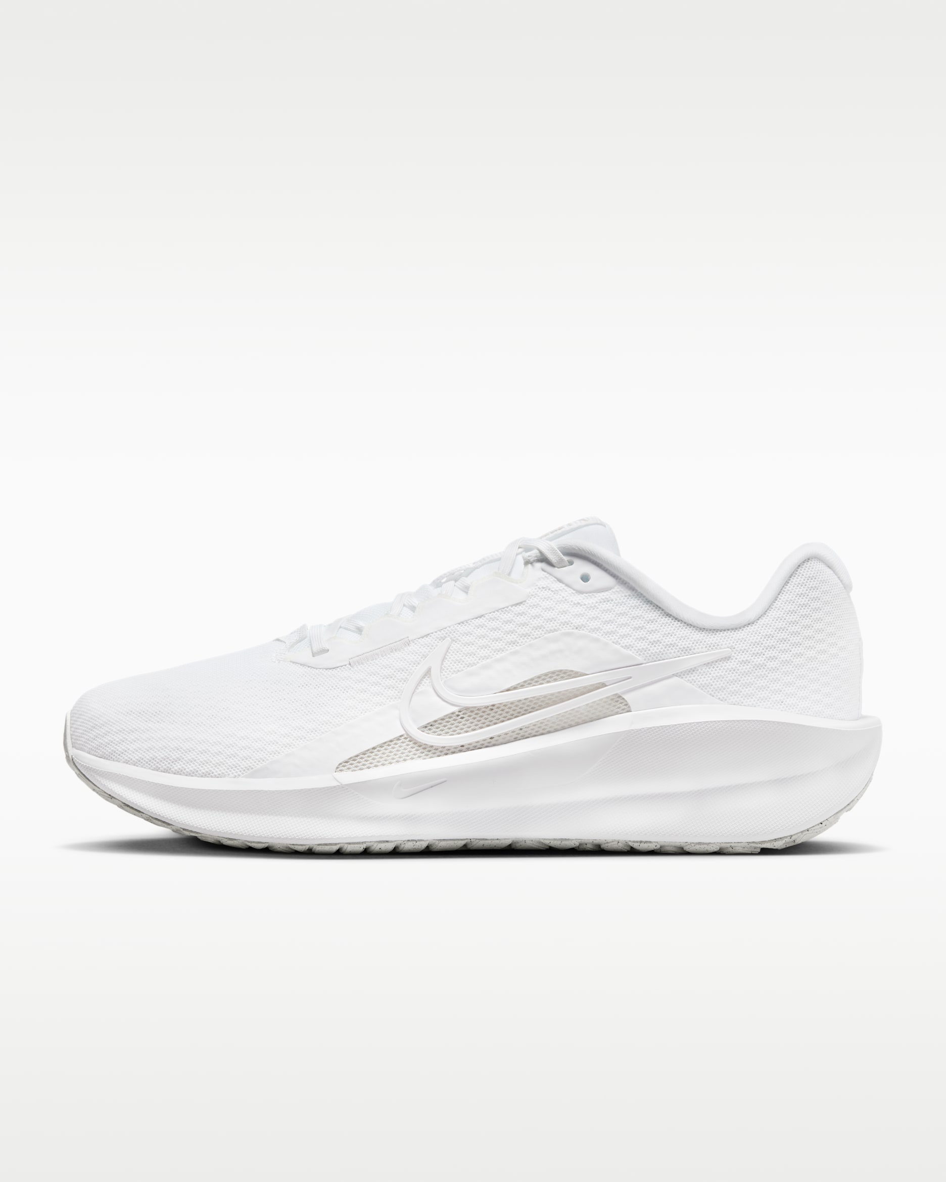 Nike Downshifter 13 Men's Road Running Shoes - White/Wolf Grey