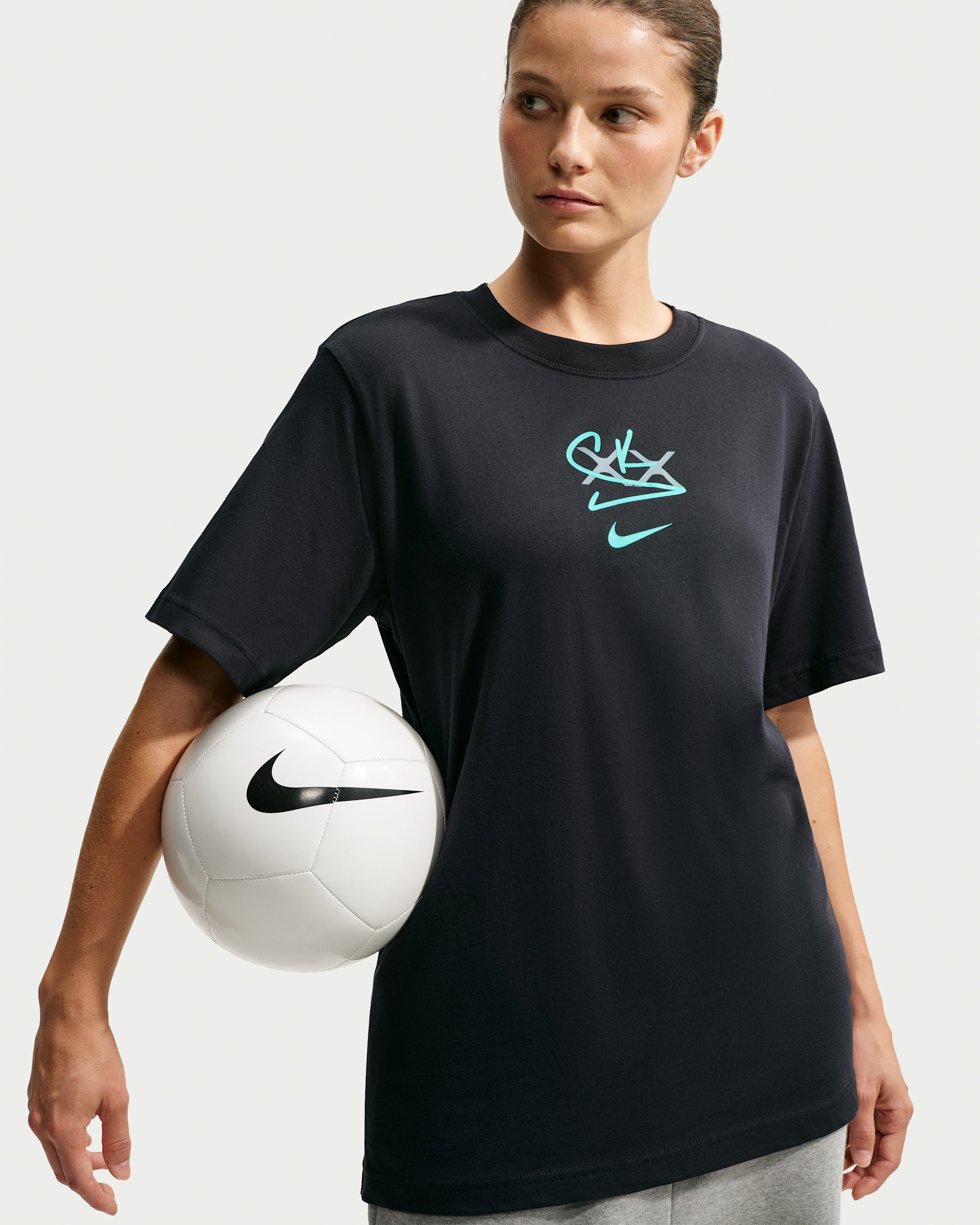 T-shirt Nike Football Sam Kerr pour femme - Noir