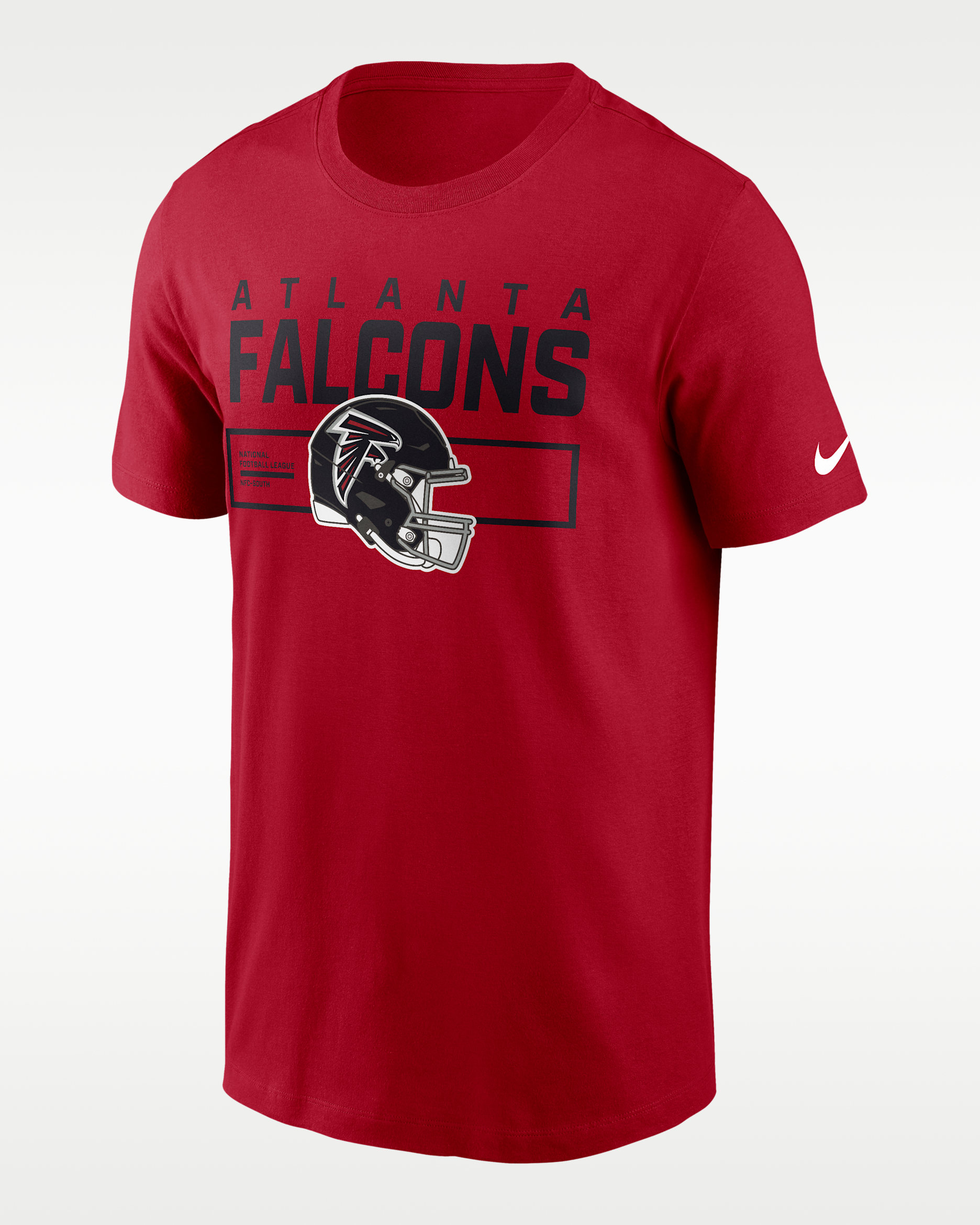 Atlanta Falcons Helmet Essential Men's Nike NFL T-Shirt - Red