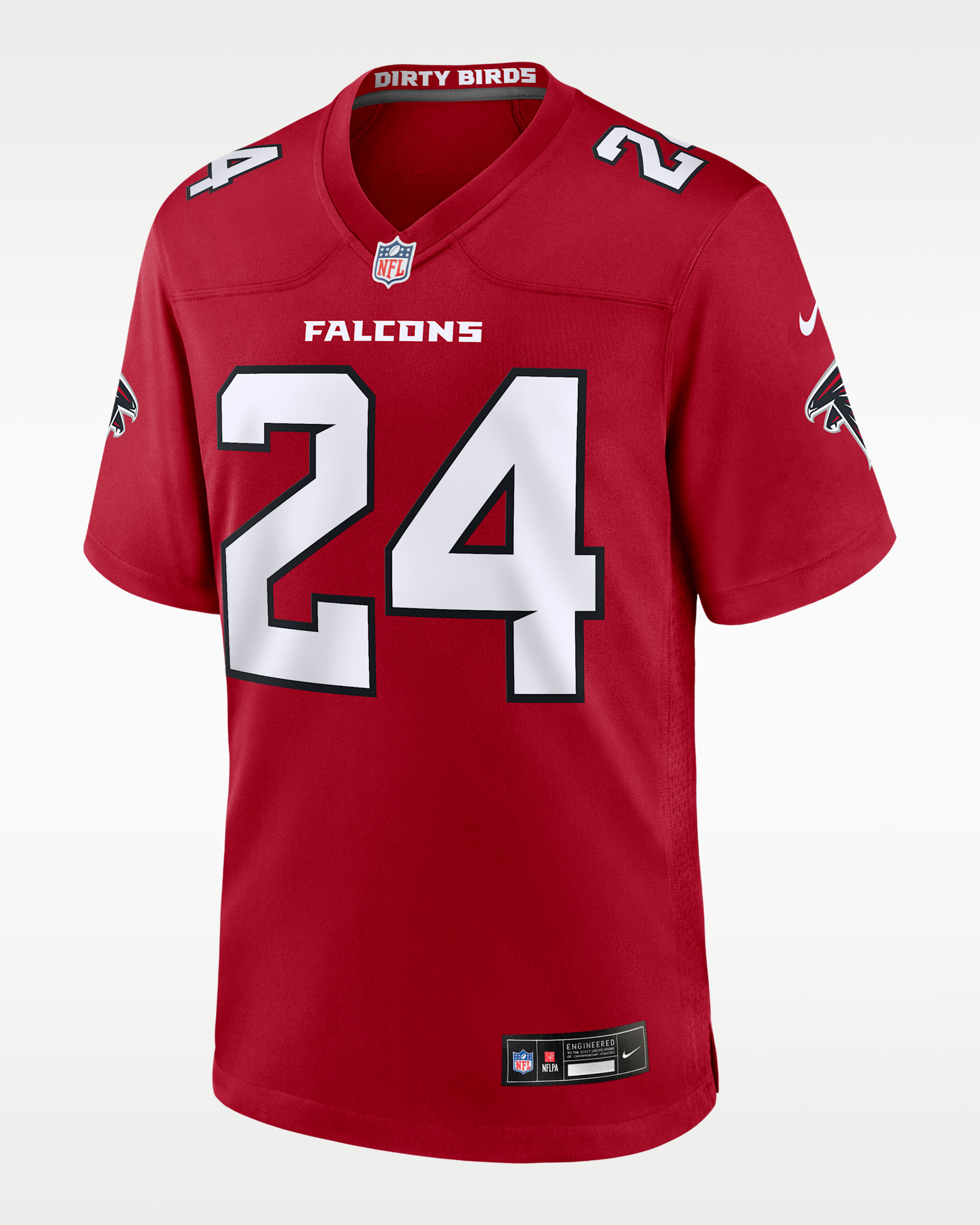A.J. Terrell Atlanta Falcons Men's Nike NFL Game Jersey - Gym Red