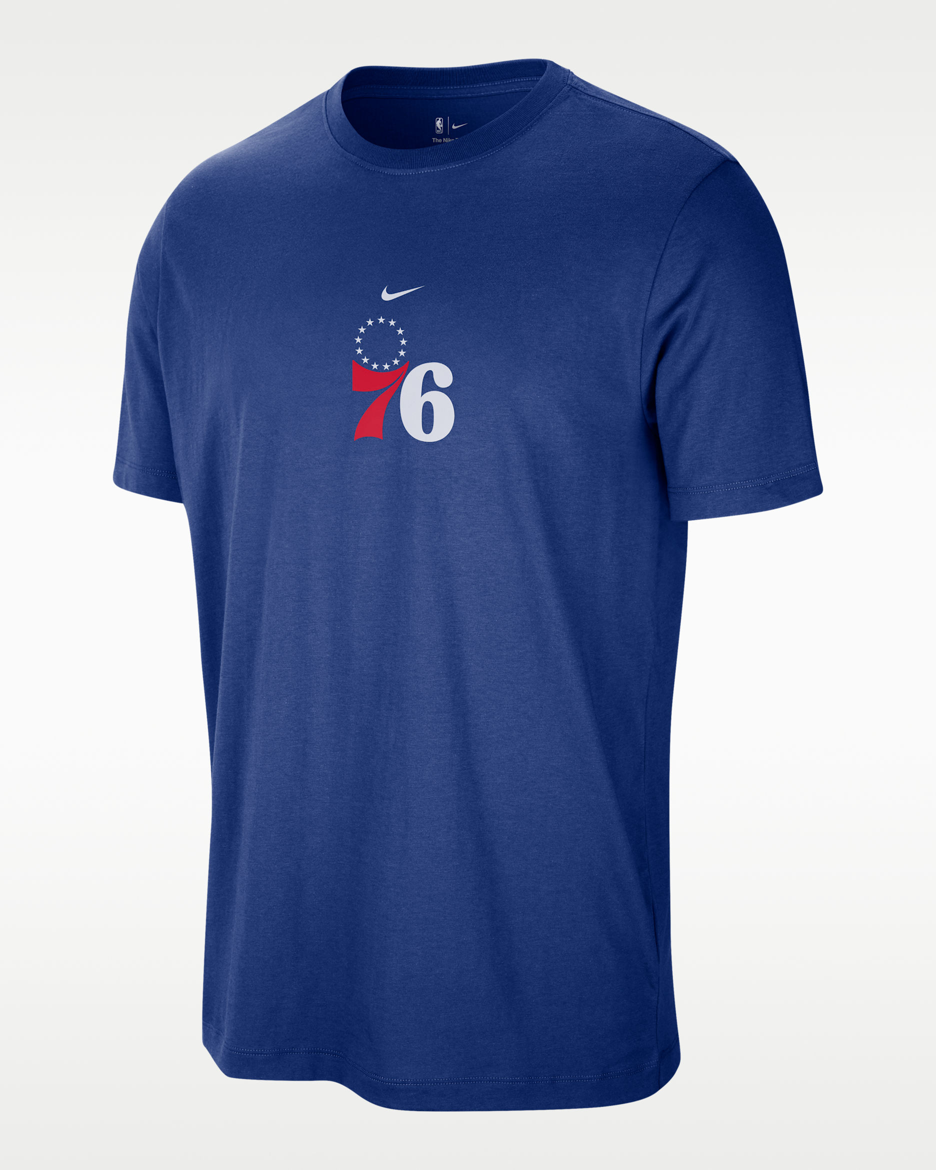 T-shirt Philadelphia 76ers Club para homem - Azul Rush